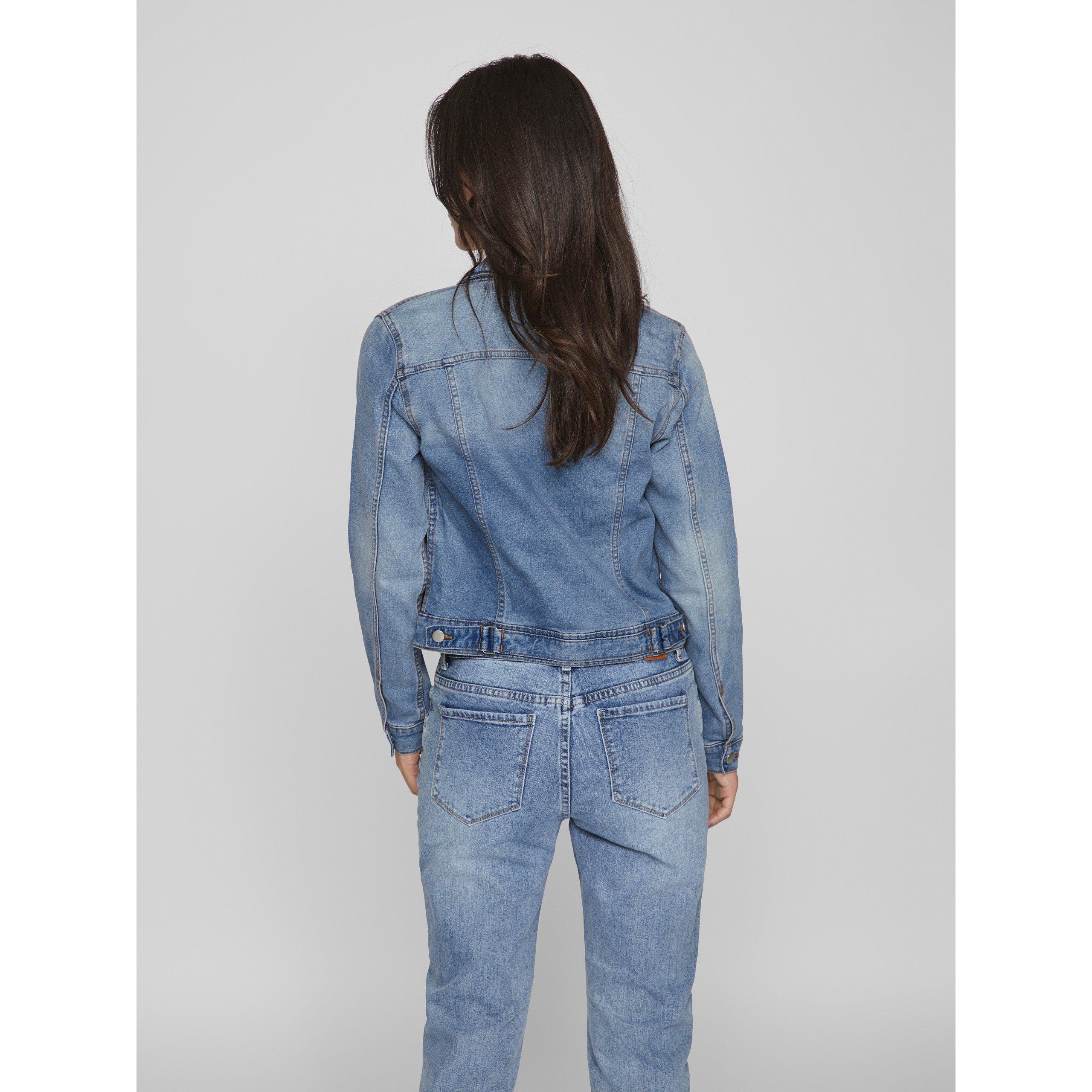 Lys Vask - Vila - Women's Show Cotton Long Sleeve Denim Jacket - 5