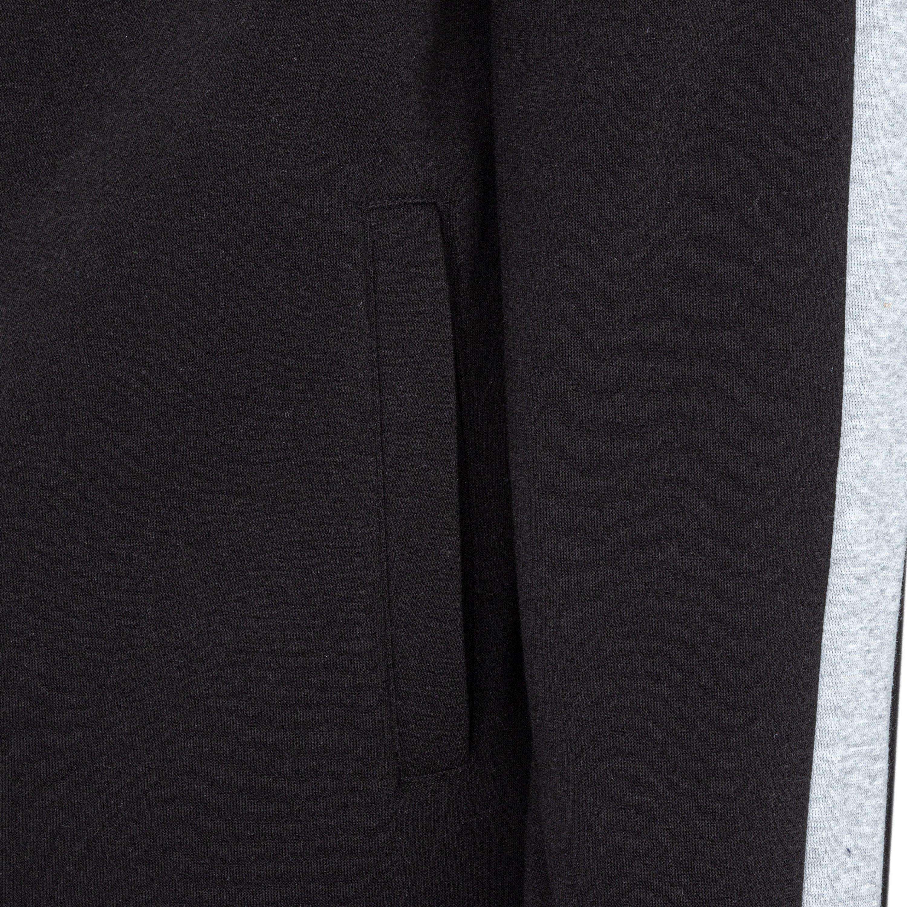 Negro/Gris - Donnay - Fleece Tracksuit Mens - 5