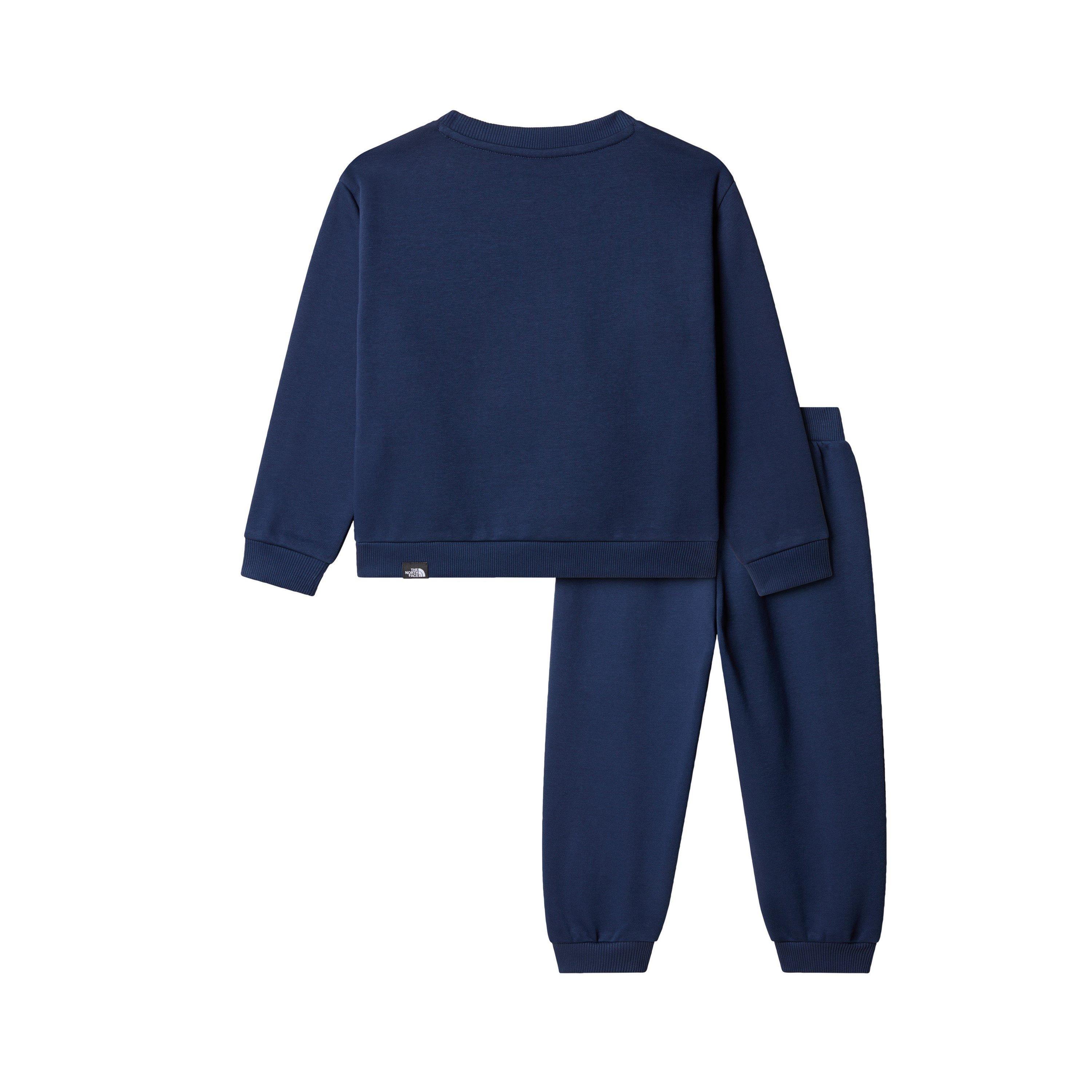 Top Marineblauw - The North Face - Unisex Kids' Simple Dome Lifestyle Fleece Tracksuit - 2
