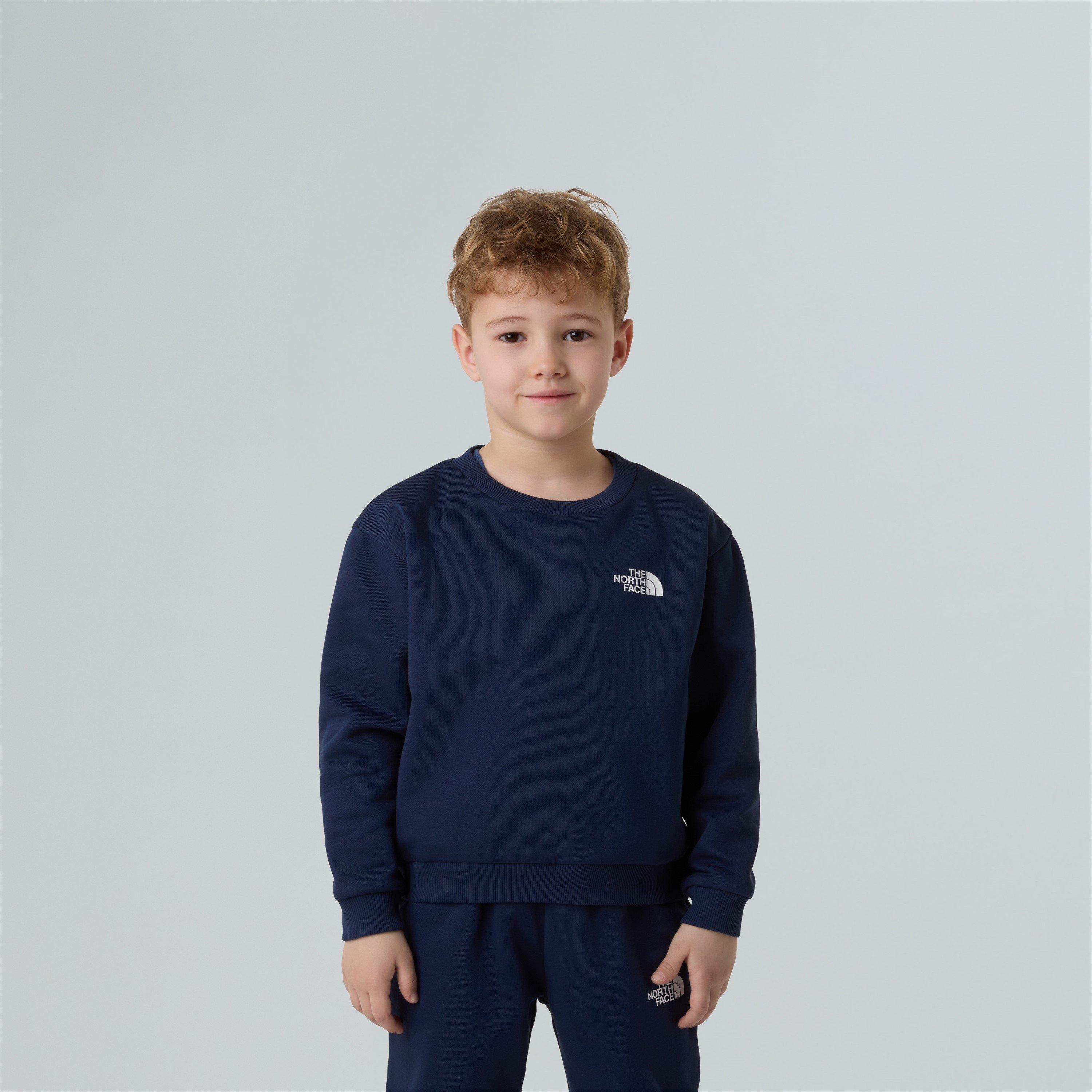 Top Marineblauw - The North Face - Unisex Kids' Simple Dome Lifestyle Fleece Tracksuit - 4