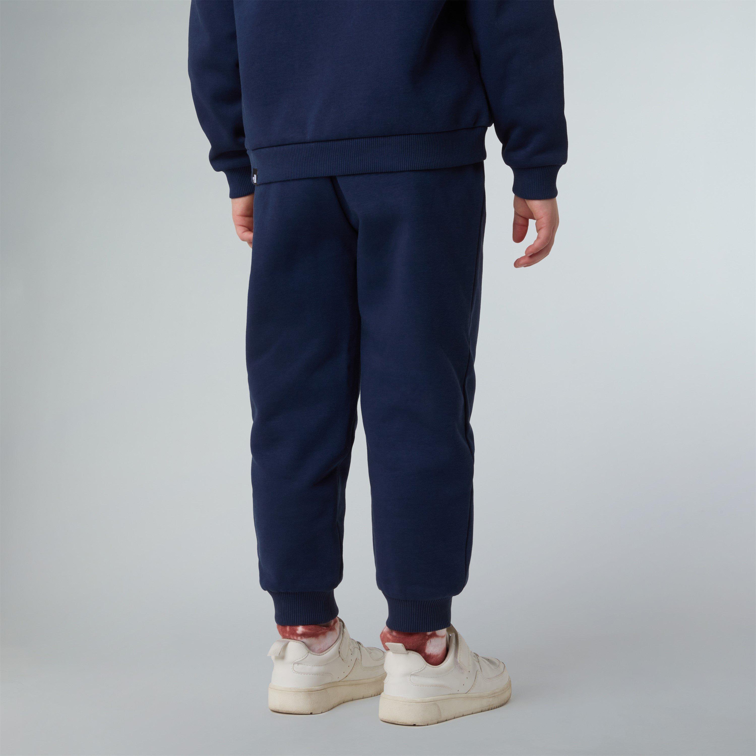 Top Marineblauw - The North Face - Unisex Kids' Simple Dome Lifestyle Fleece Tracksuit - 7
