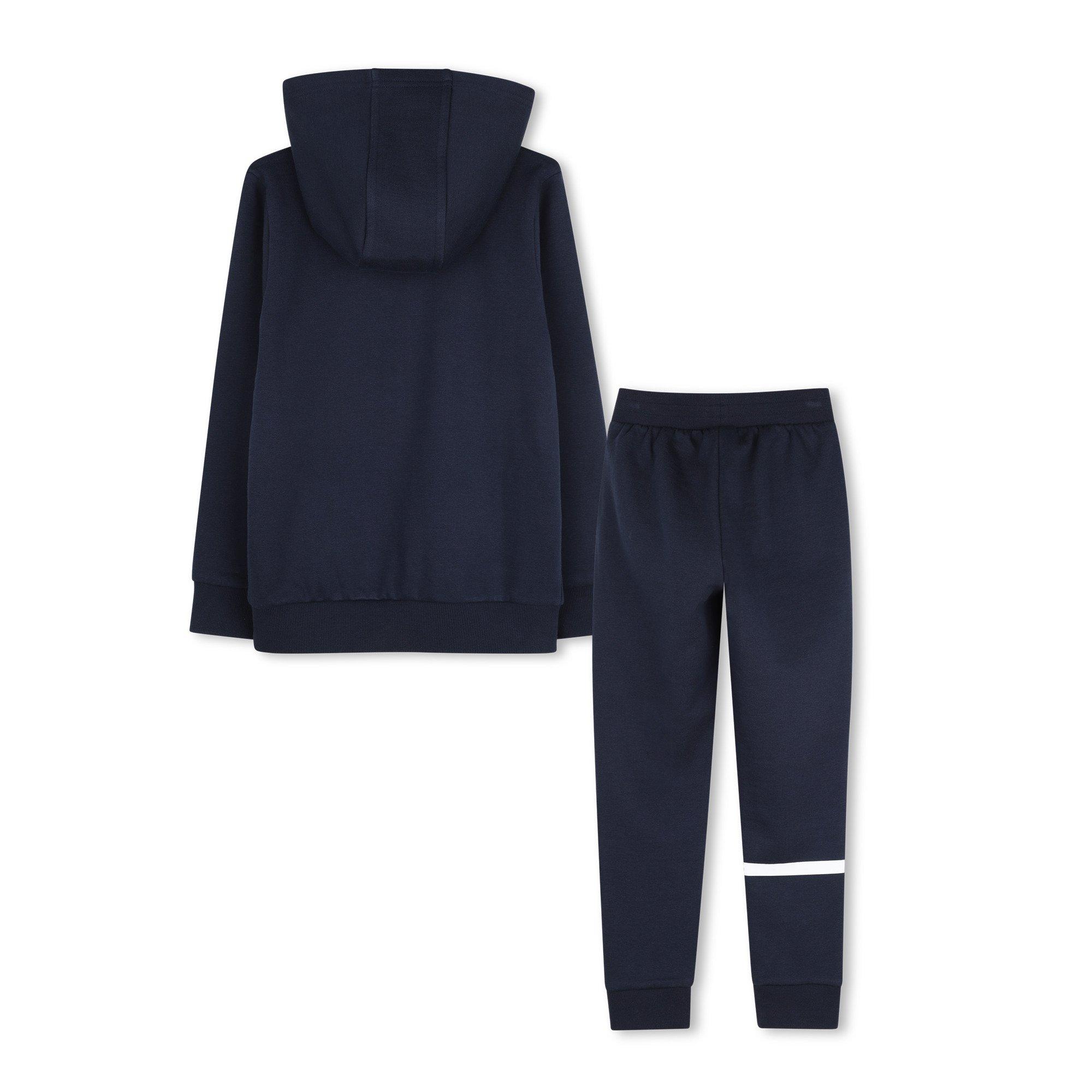 Navy - Boss - Junior Fleece Tracksuit - 2