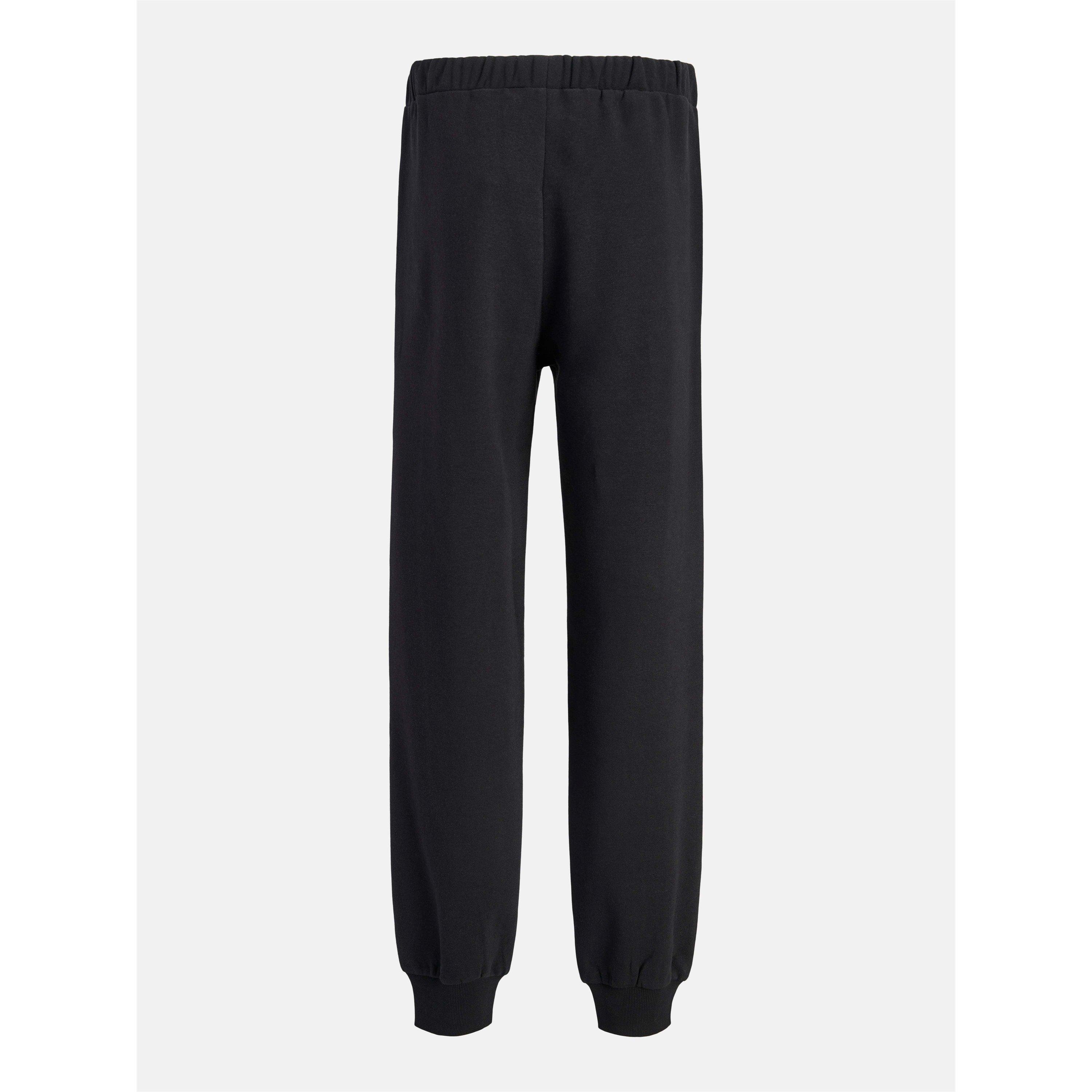 Zwart - Jack and Jones - Kids' Future Crew-Neck Sweatshirt and Joggers Cotton Clothing Set - 5