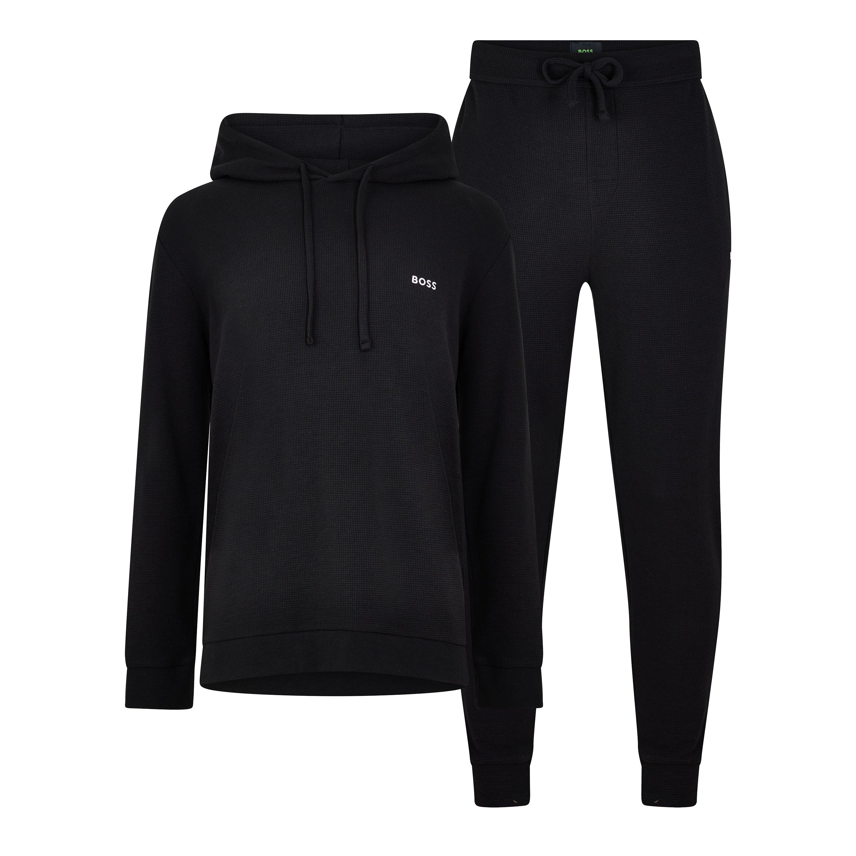 Negro 004 - Boss - Men's Waffle Cotton Tracksuit - 1