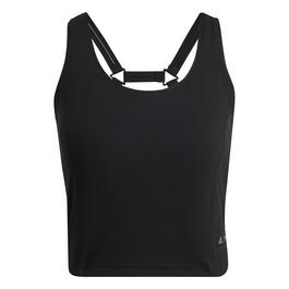 adidas adidas Parley Run For The Oceans Cropped Tank Top Womens Vest