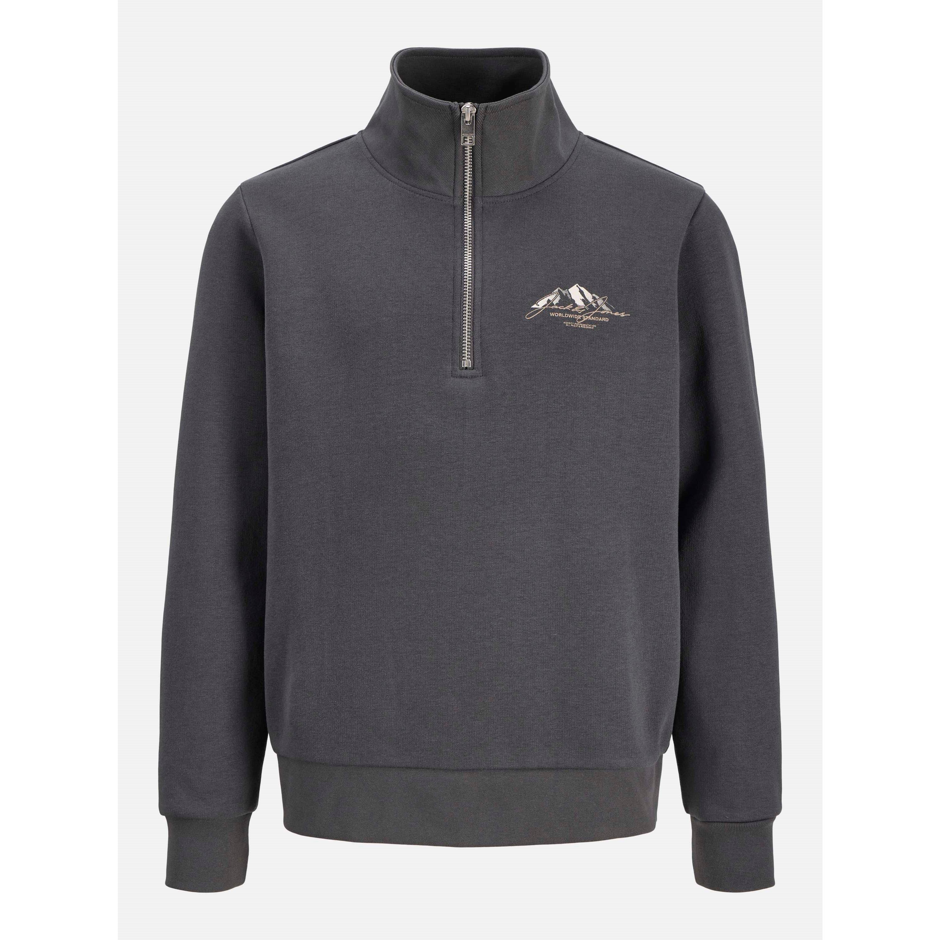 Asphalt - Jack and Jones - Mountain Quarter Zip Jogger Set Junior Boys - 2