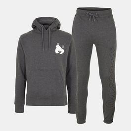 Money Sig Line Fleece Hood Tracksuit