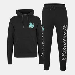 Money Sig Line Fleece Hood Tracksuit