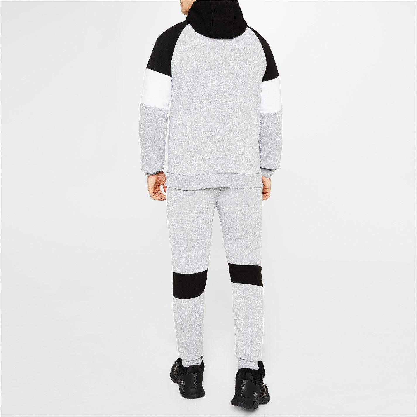 Grijs gemêleerd/Zwart - Slazenger - Quarter Zip Tracksuit Mens - 4