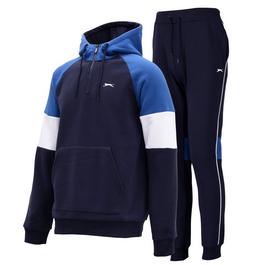 Slazenger Fleece Quarter Zip Tracksuit Mens