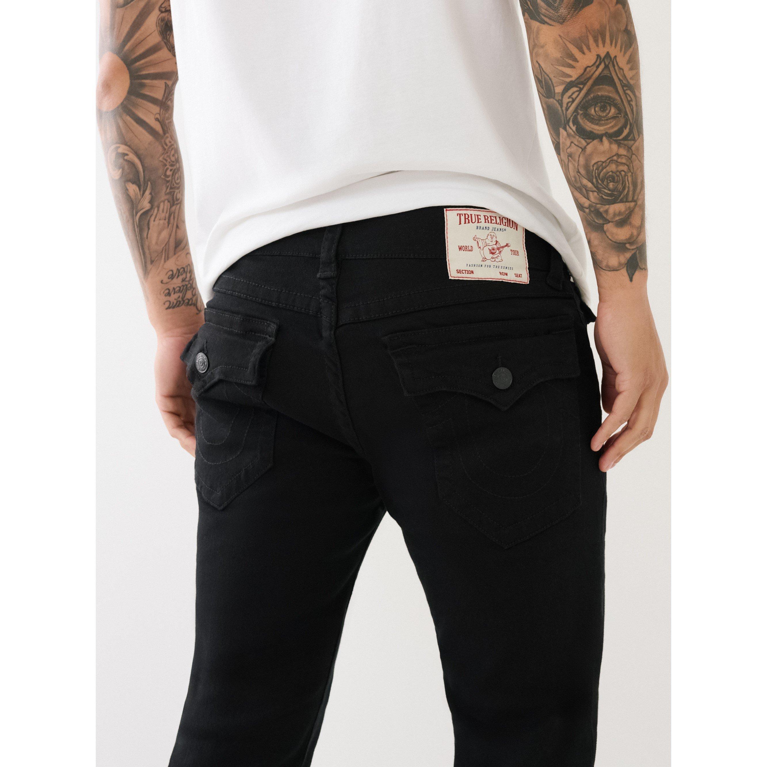 2SB Black - True Religion - Men's Rocco Tapered Jeans - 3