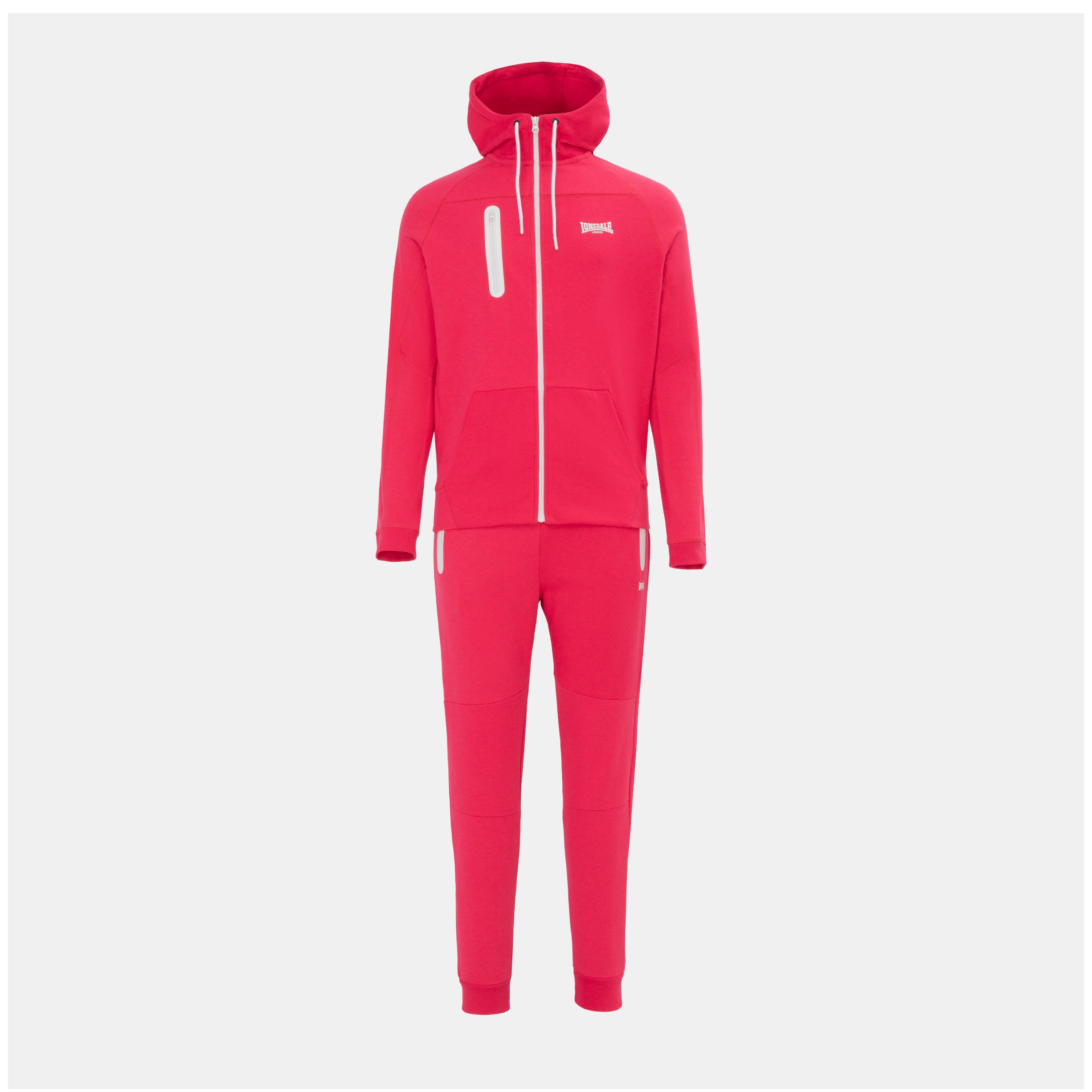 Lonsdale Men's Tracksuit - Red - 3XL