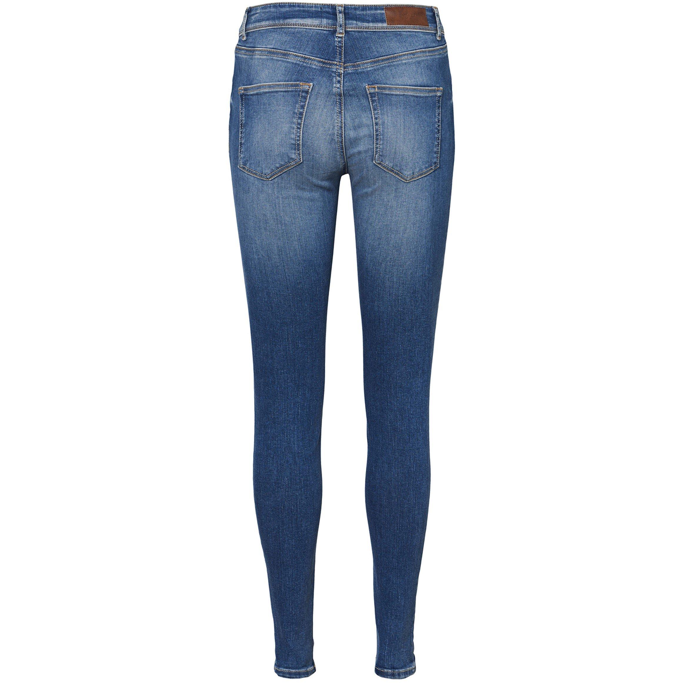 Medium Denim - Vero Moda Petite - Women's Slim Fit Jeans - 2