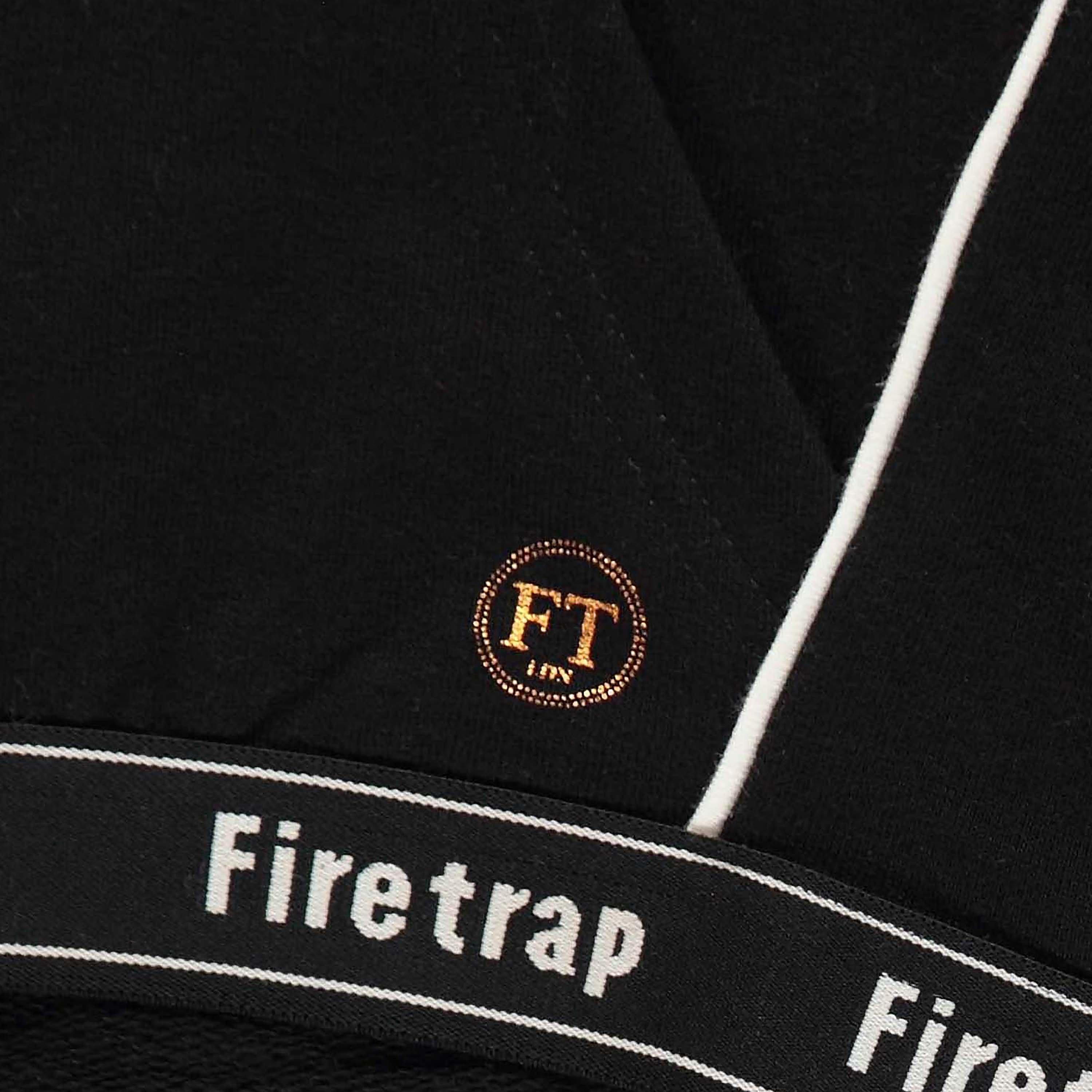 Jet Black - Firetrap - 2 Piece Jogging Set Junior Girls - 4