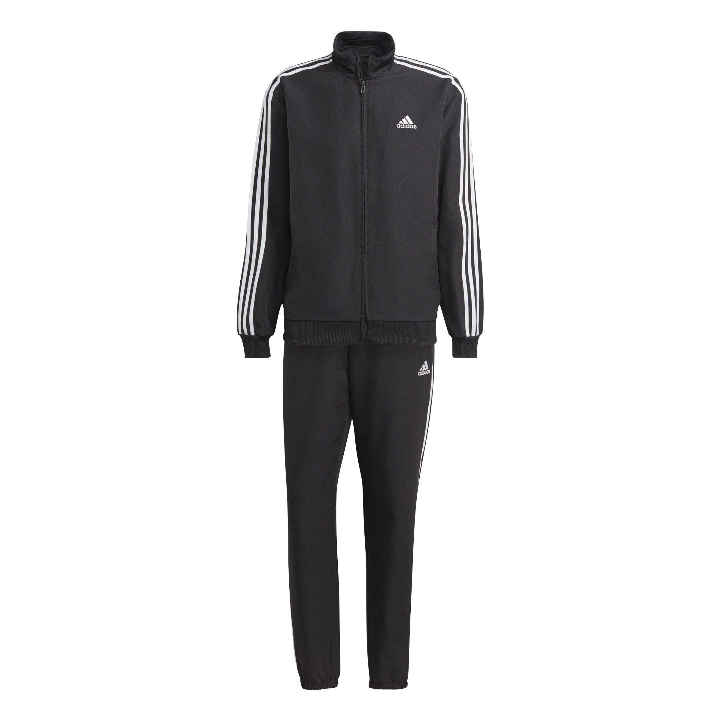 Mens adidas 3 stripe tracksuit on sale