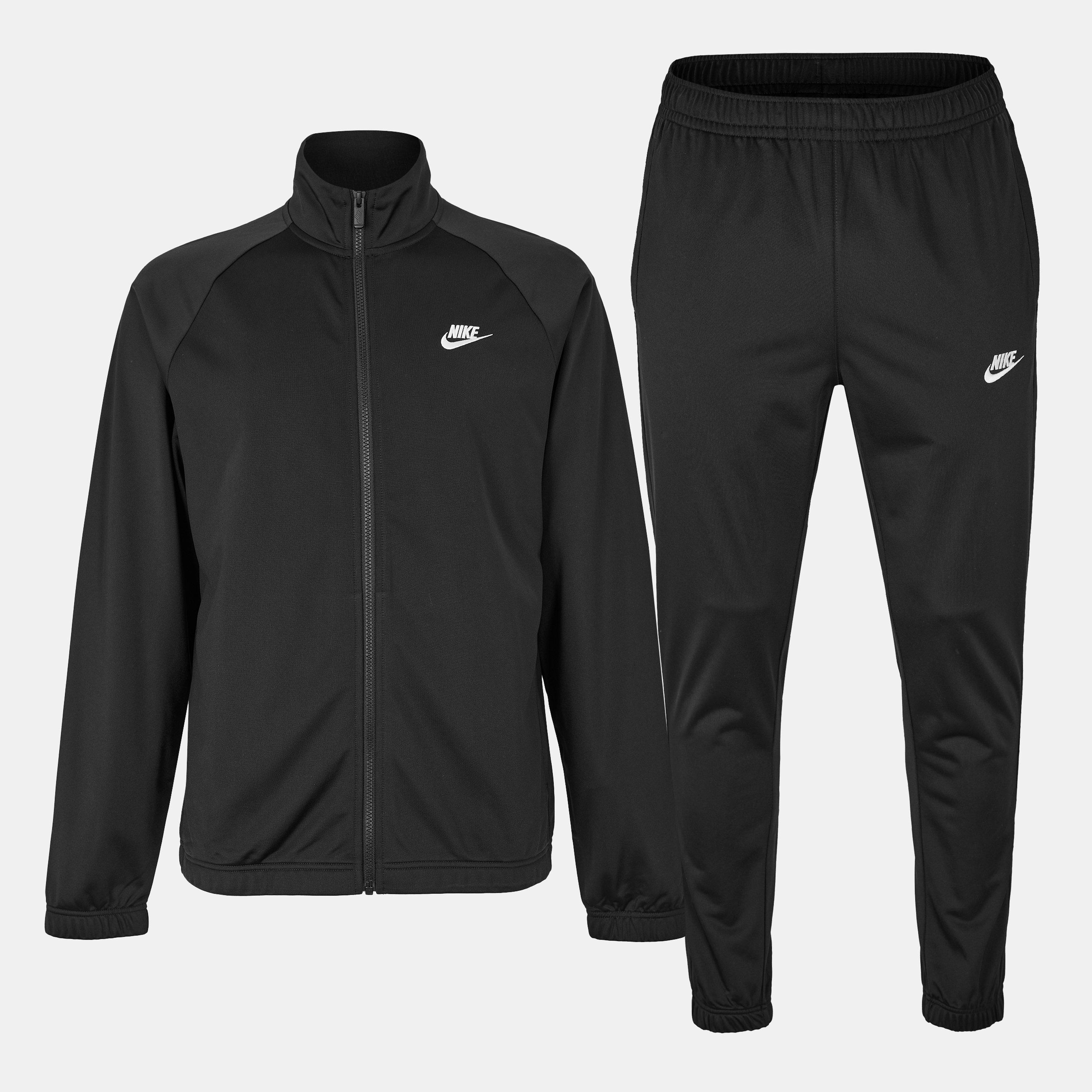 Black/White - Nike - Club PK Tracksuit Mens - 1