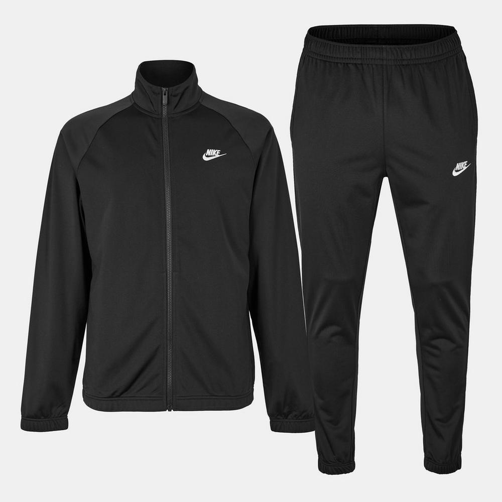 Nike Club PK Tracksuit (negru și alb)