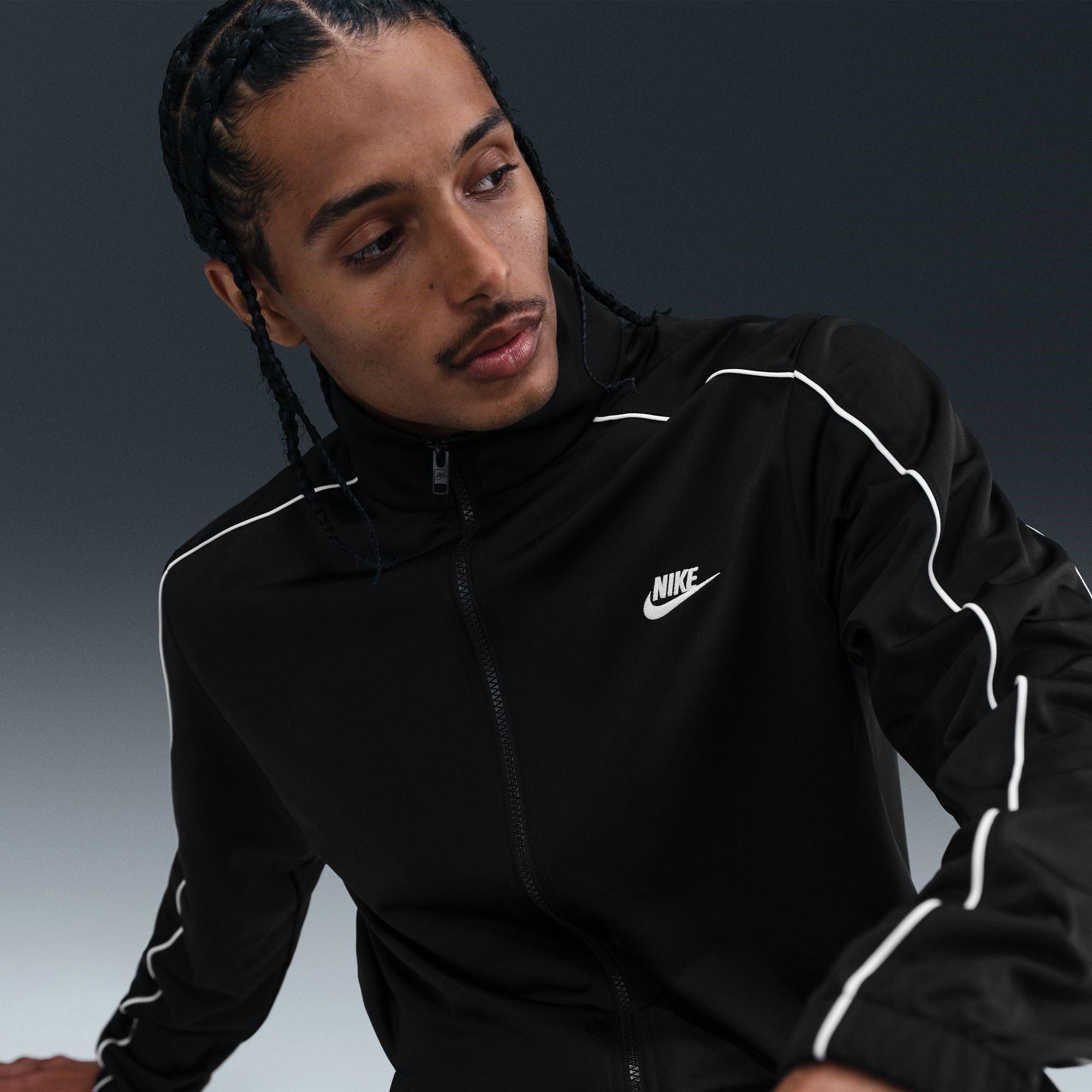 Sort/Hvid - Nike - Club PK Tracksuit Mens - 16