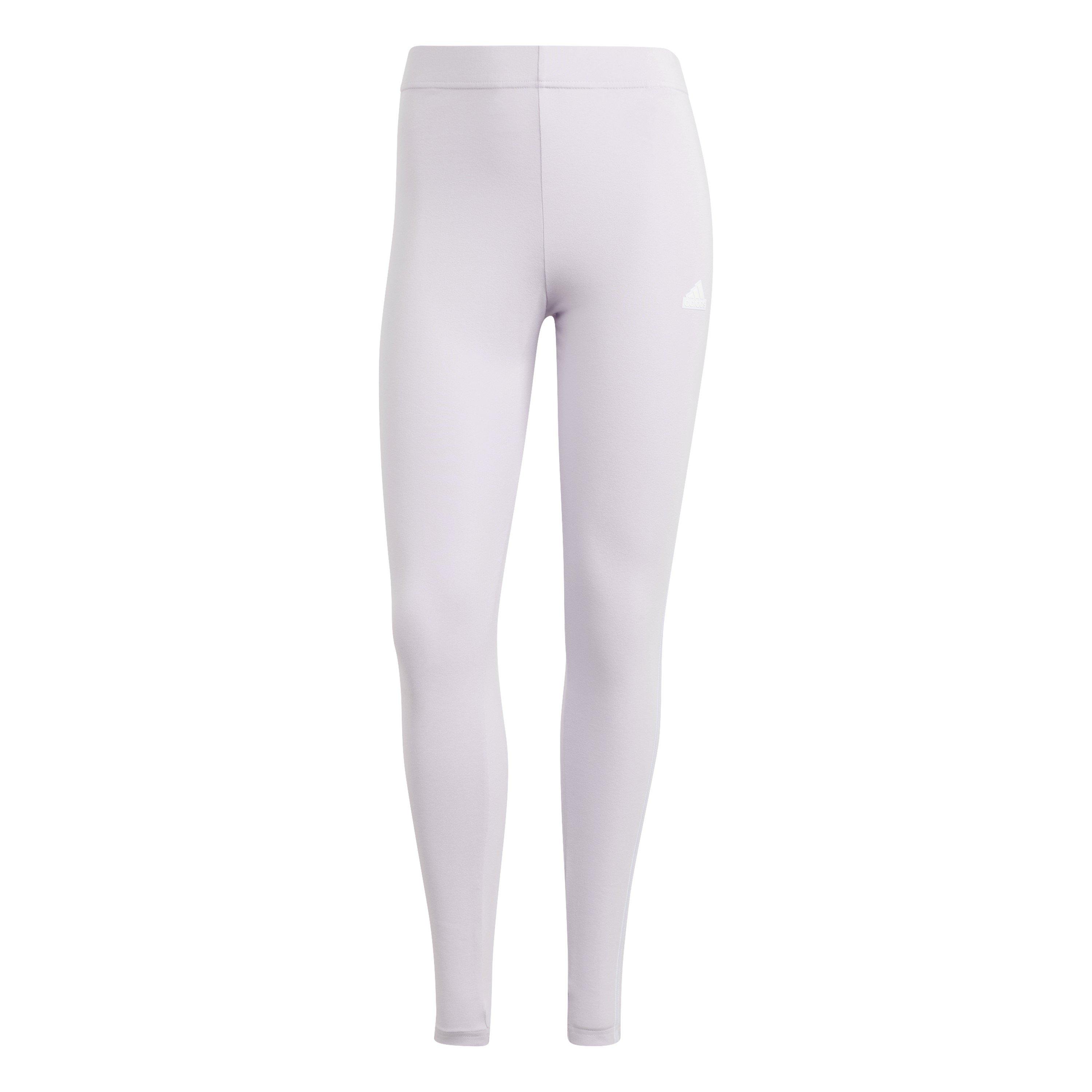 Adidas Women's Future Icons 3-Stripes Leggings - Ice Lavender - 14 (L)