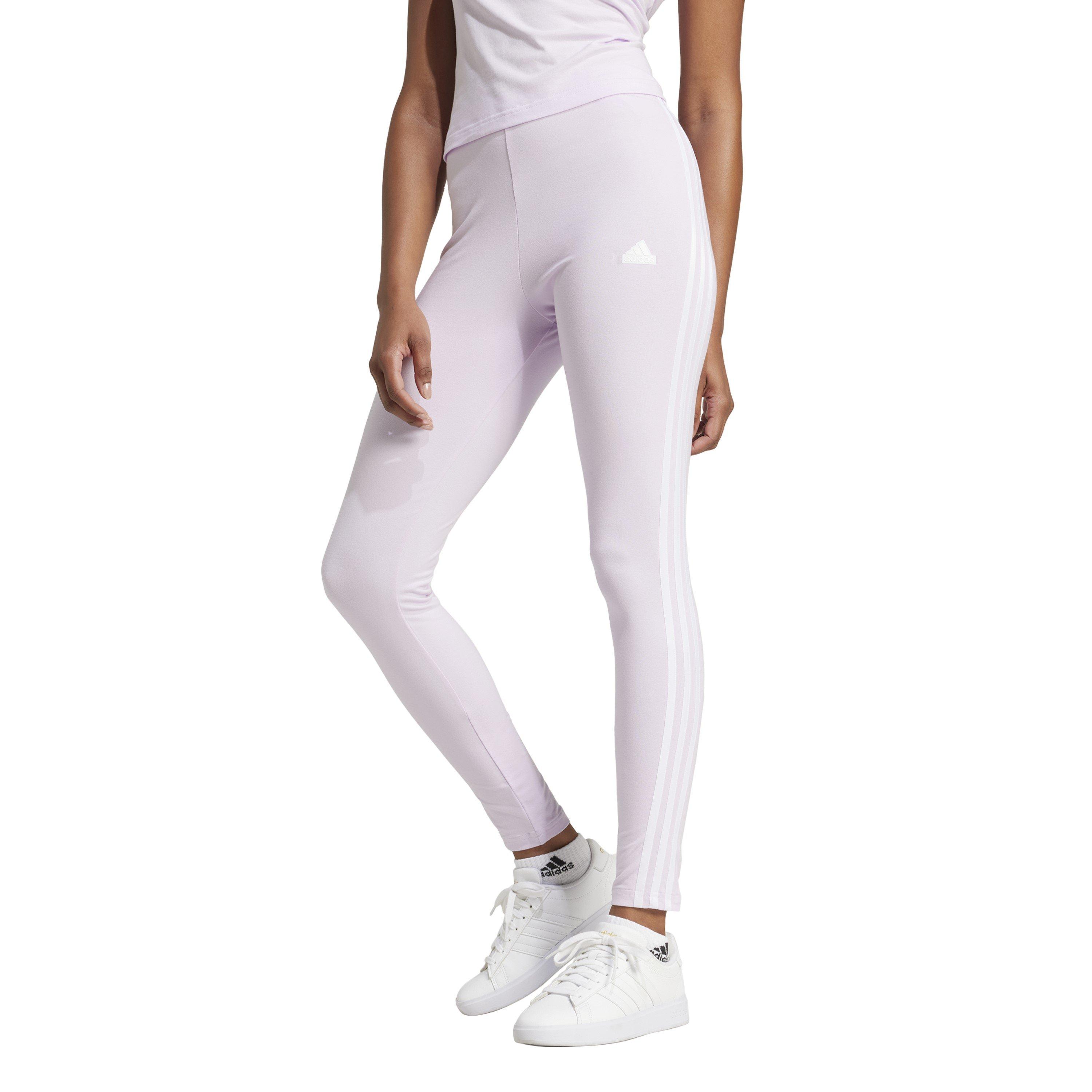 Ice Lavender - adidas - Future Icons 3-Stripes Leggings Womens - 2