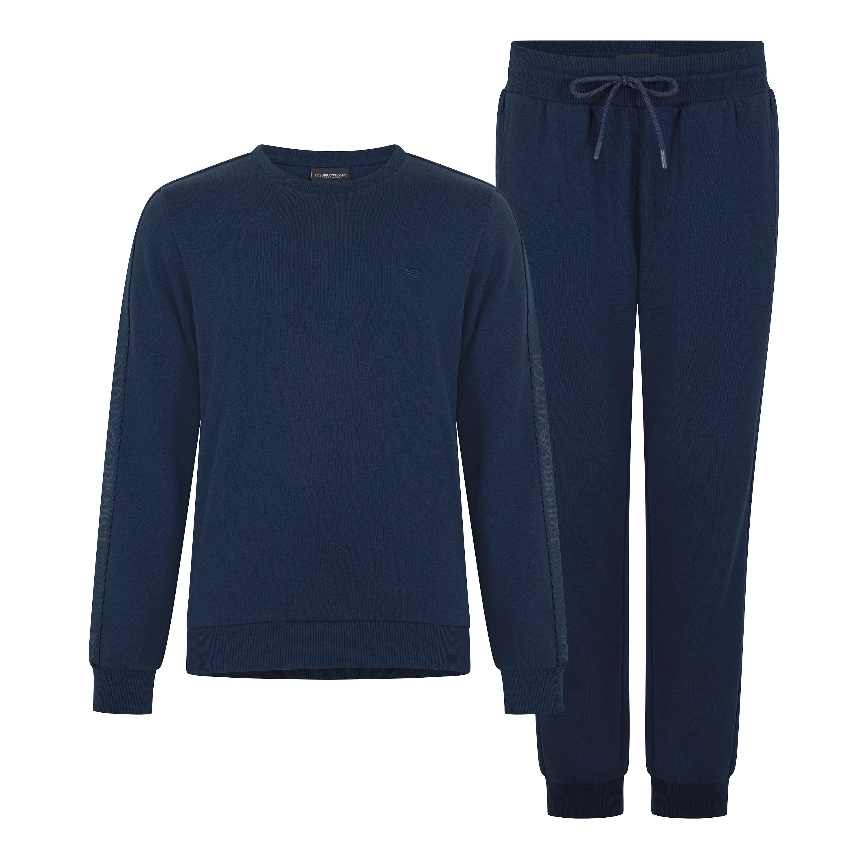 NAVY - Emporio Armani - EA BASIC TERRY TRACKSUIT - 1