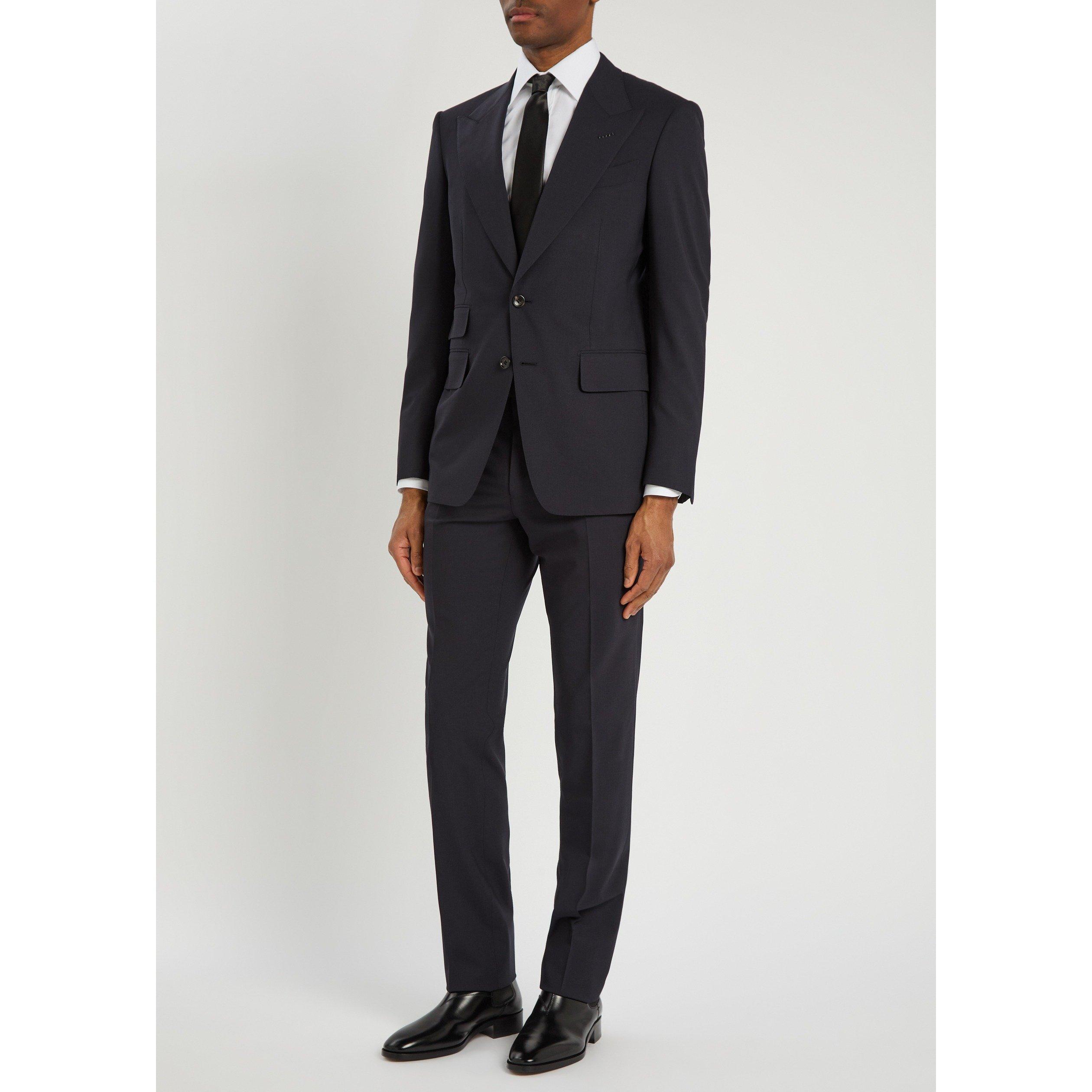 NAVY - Tom Ford - TF BISTRETCH SHELTON SUIT - 2