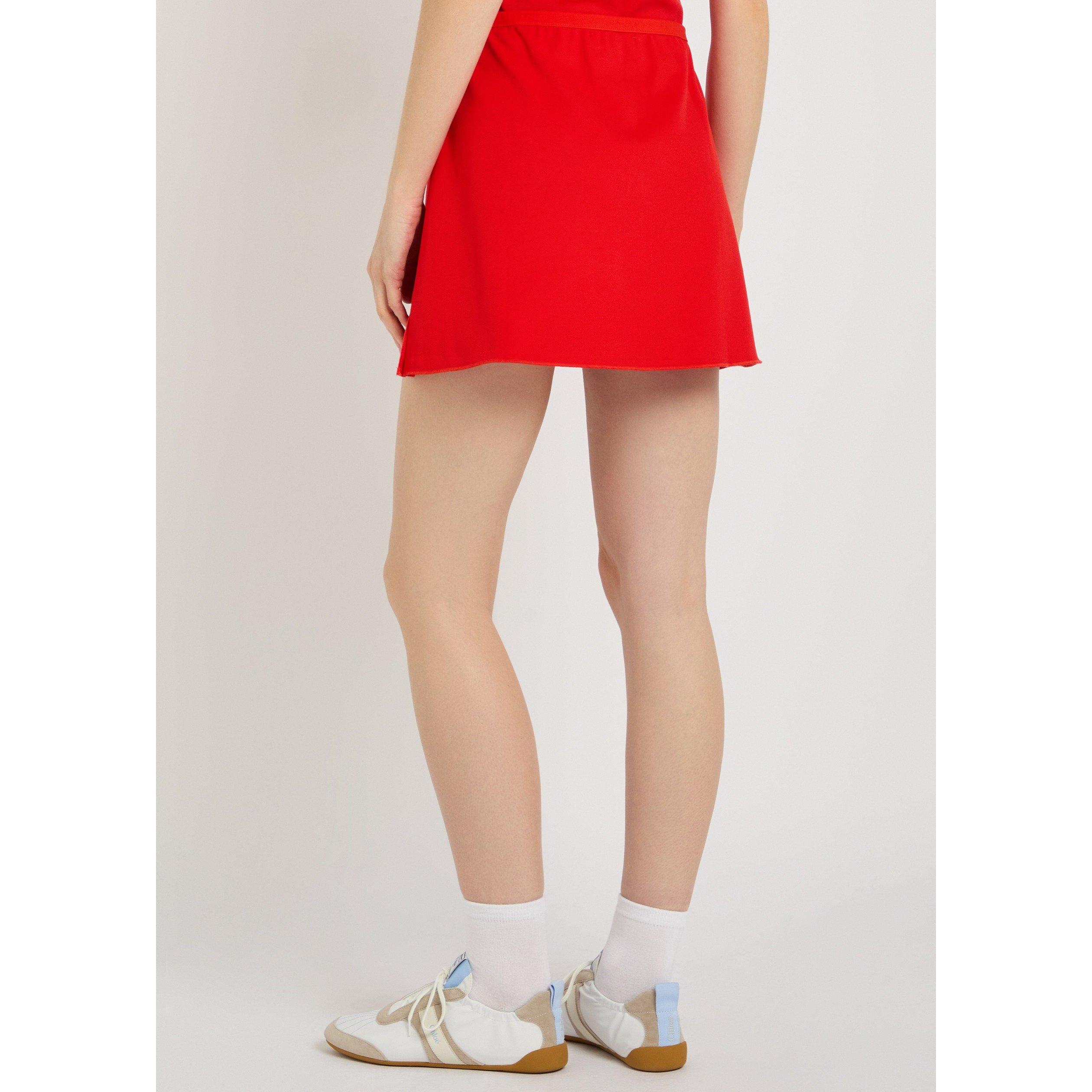 RED - Spence - SS COURT STRETCH SLIP SKIRT - 3