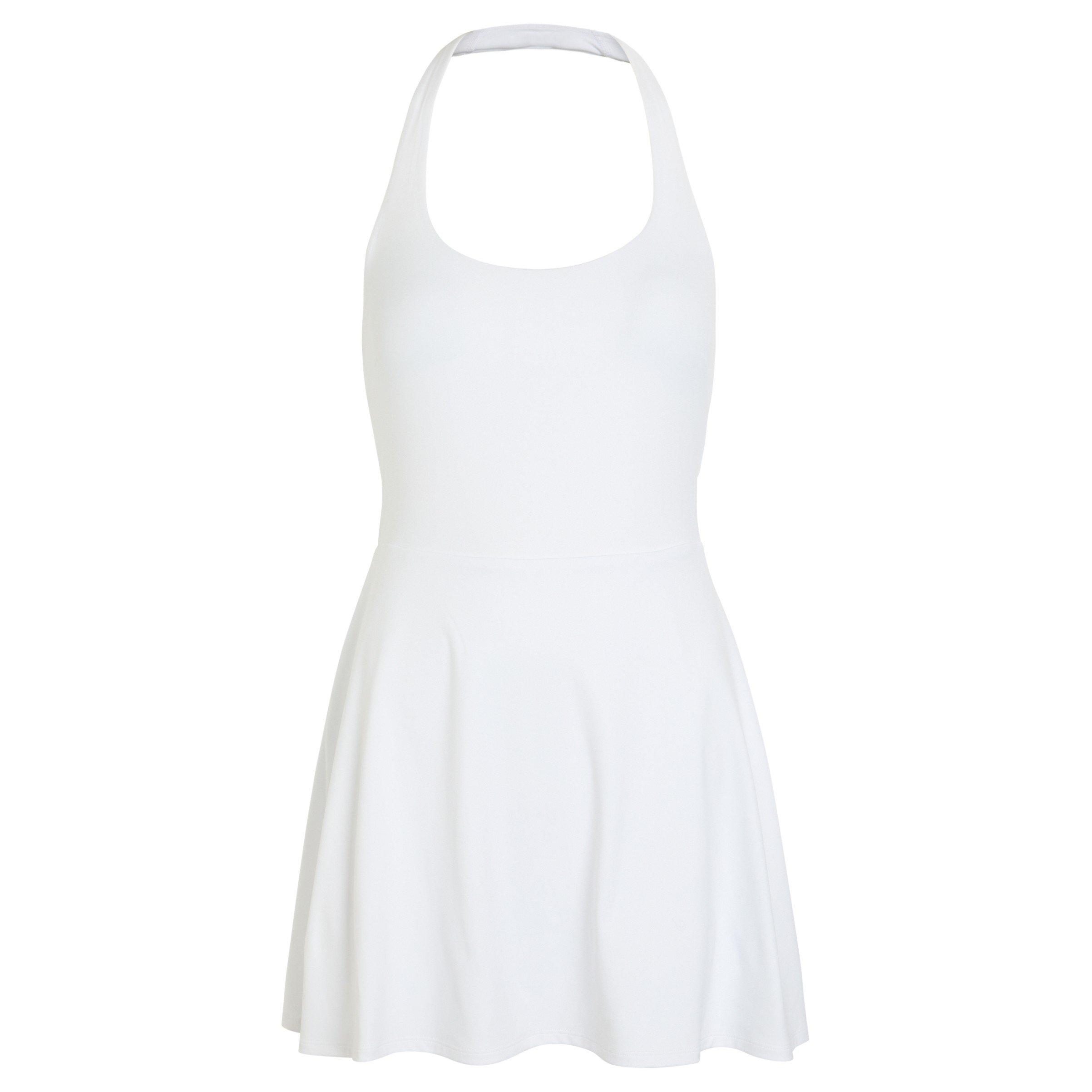 WHITE - Vuori - TIEBREAK HALTER DRESS