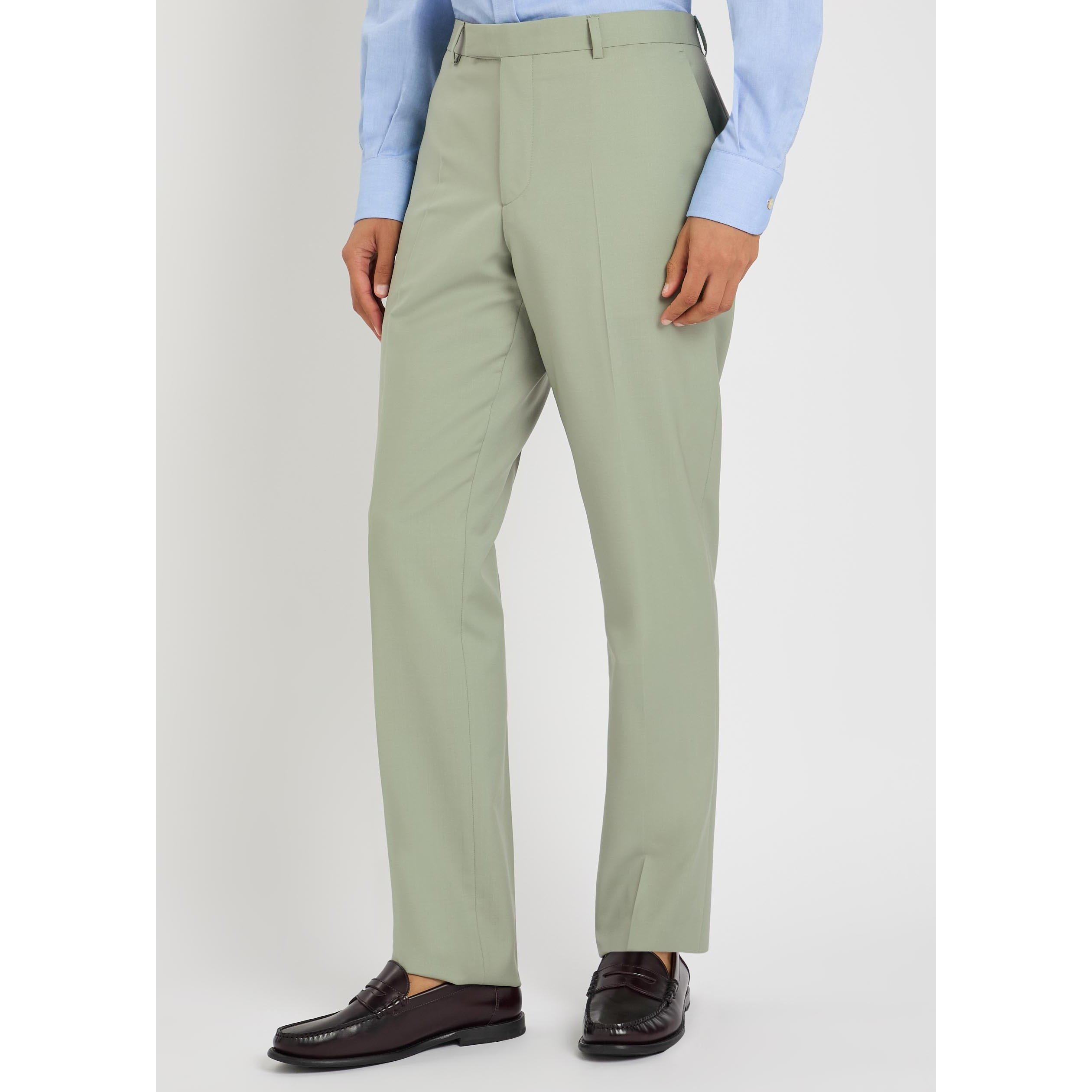 GREEN - Paul Smith - Men's Wool 2 Button Full Suit - 5