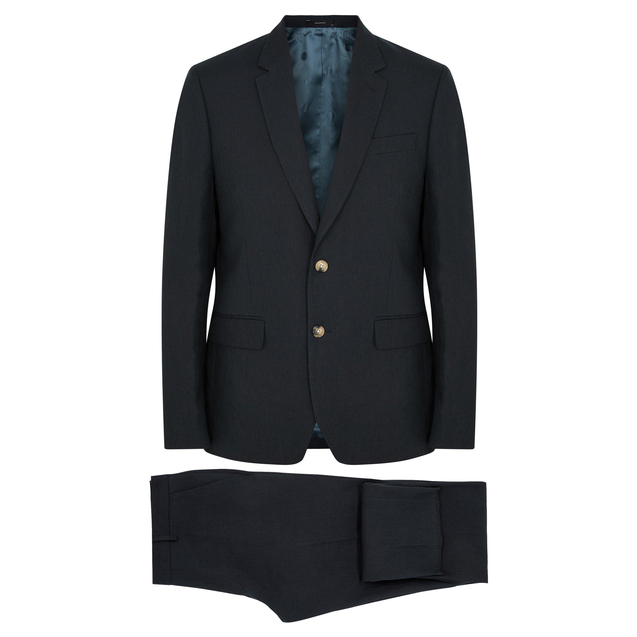 NAVY - Paul Smith - PS SUIT LINEN - 1
