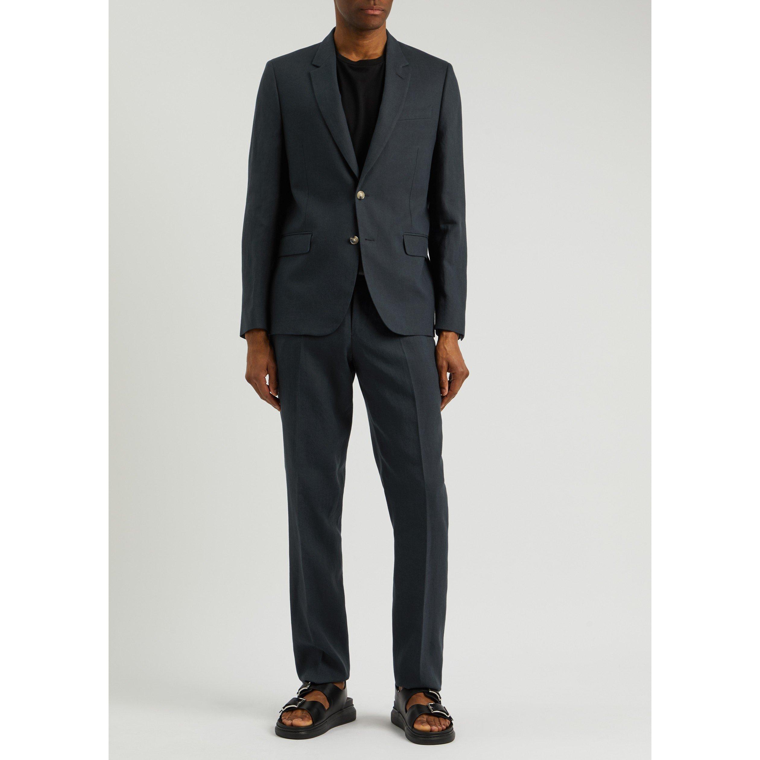 NAVY - Paul Smith - PS SUIT LINEN - 2