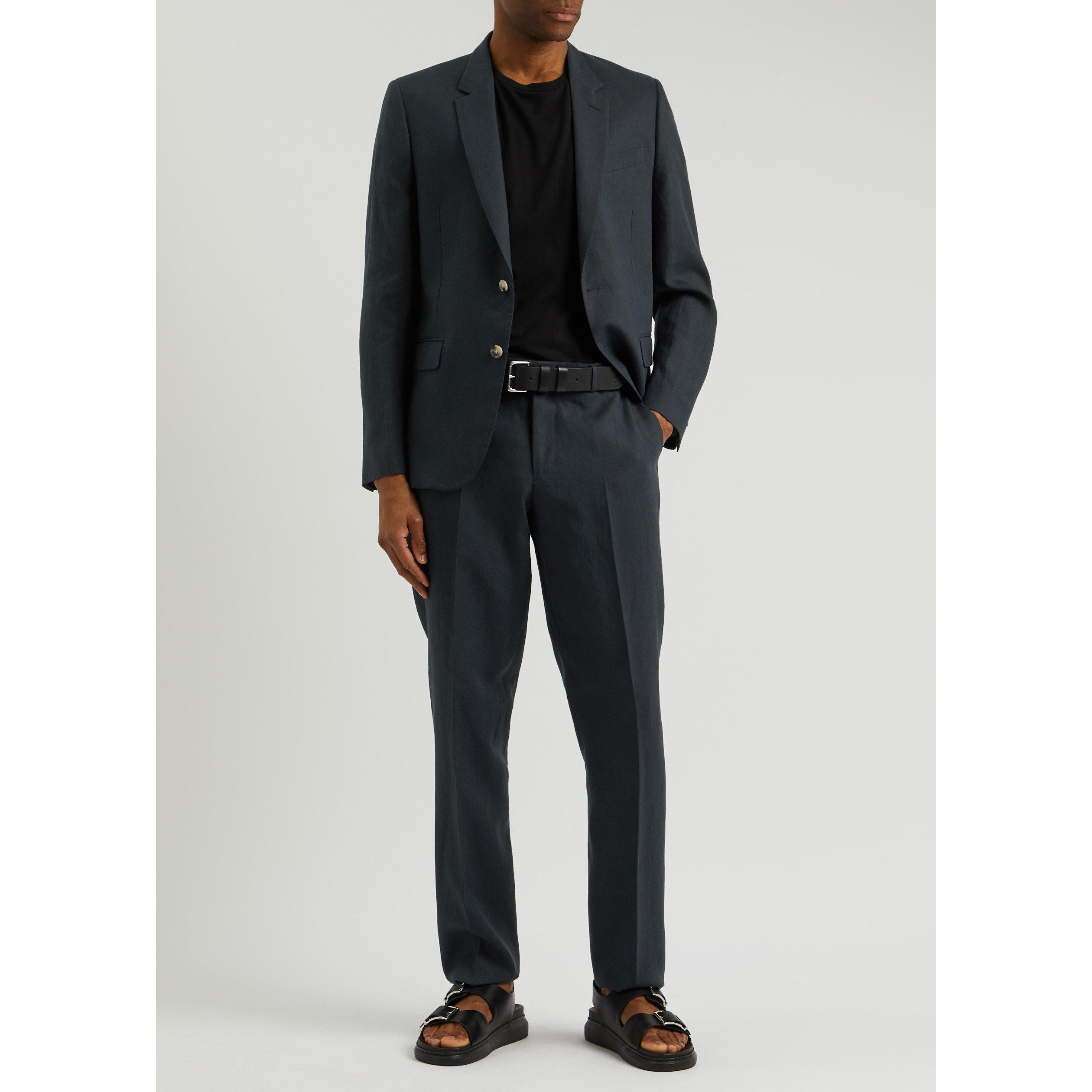 NAVY - Paul Smith - PS SUIT LINEN - 6
