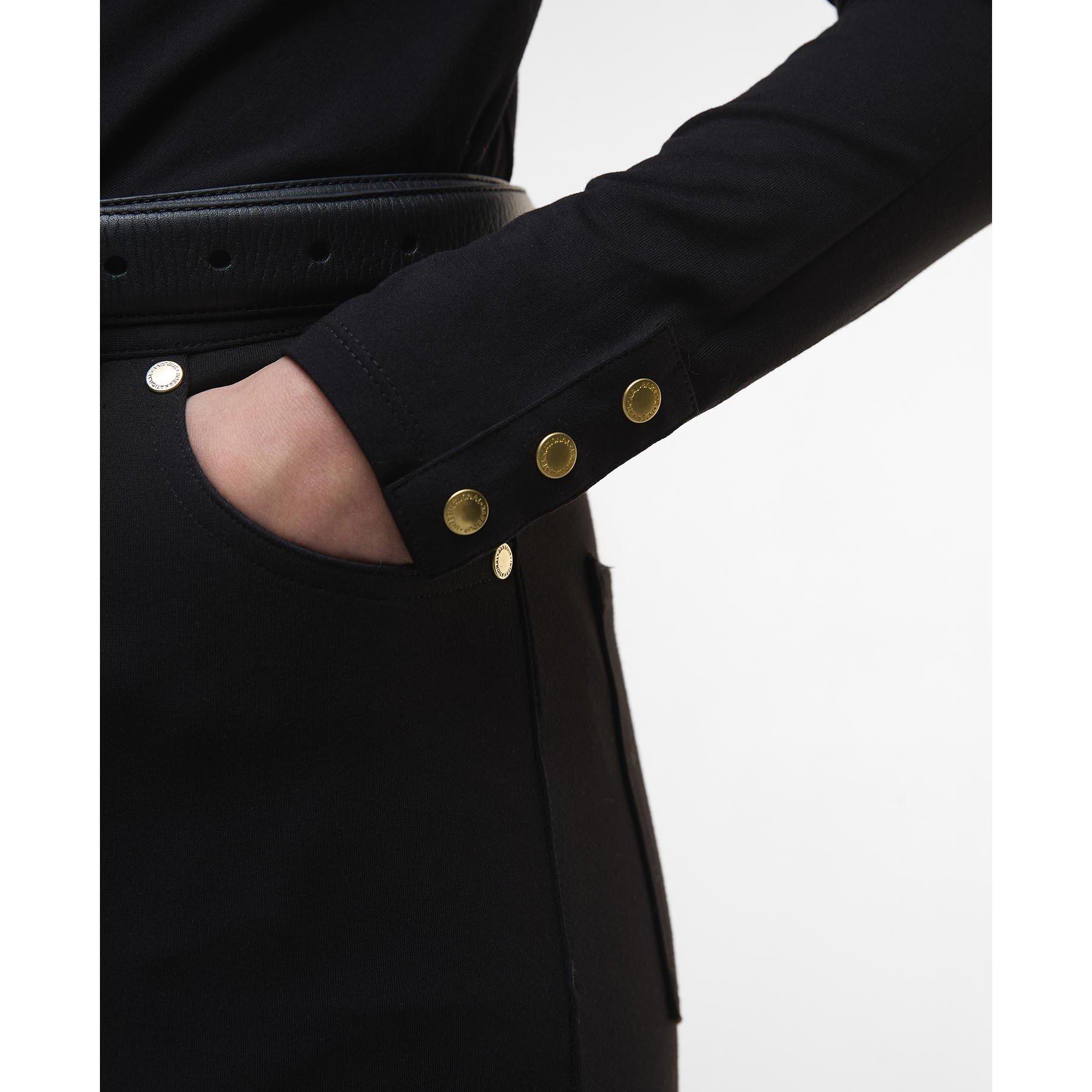 Black - Barbour International - Juliana Off-the-Shoulder Top - 5