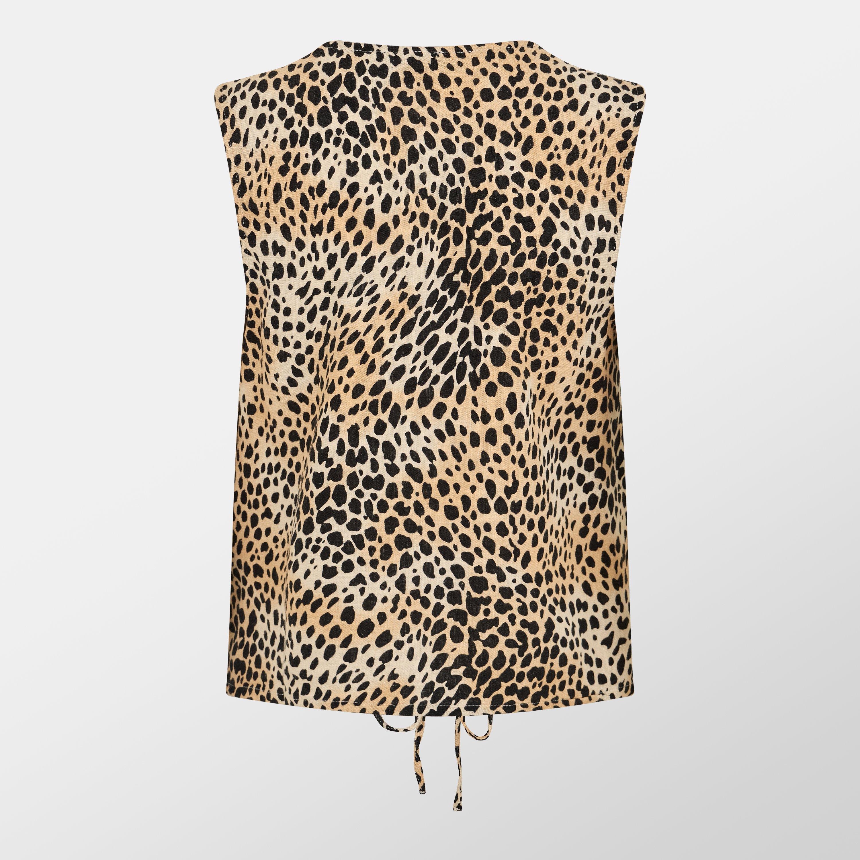 Leopard - Nobodys Child - Leopard Print Tie Front Tessa Top - 2