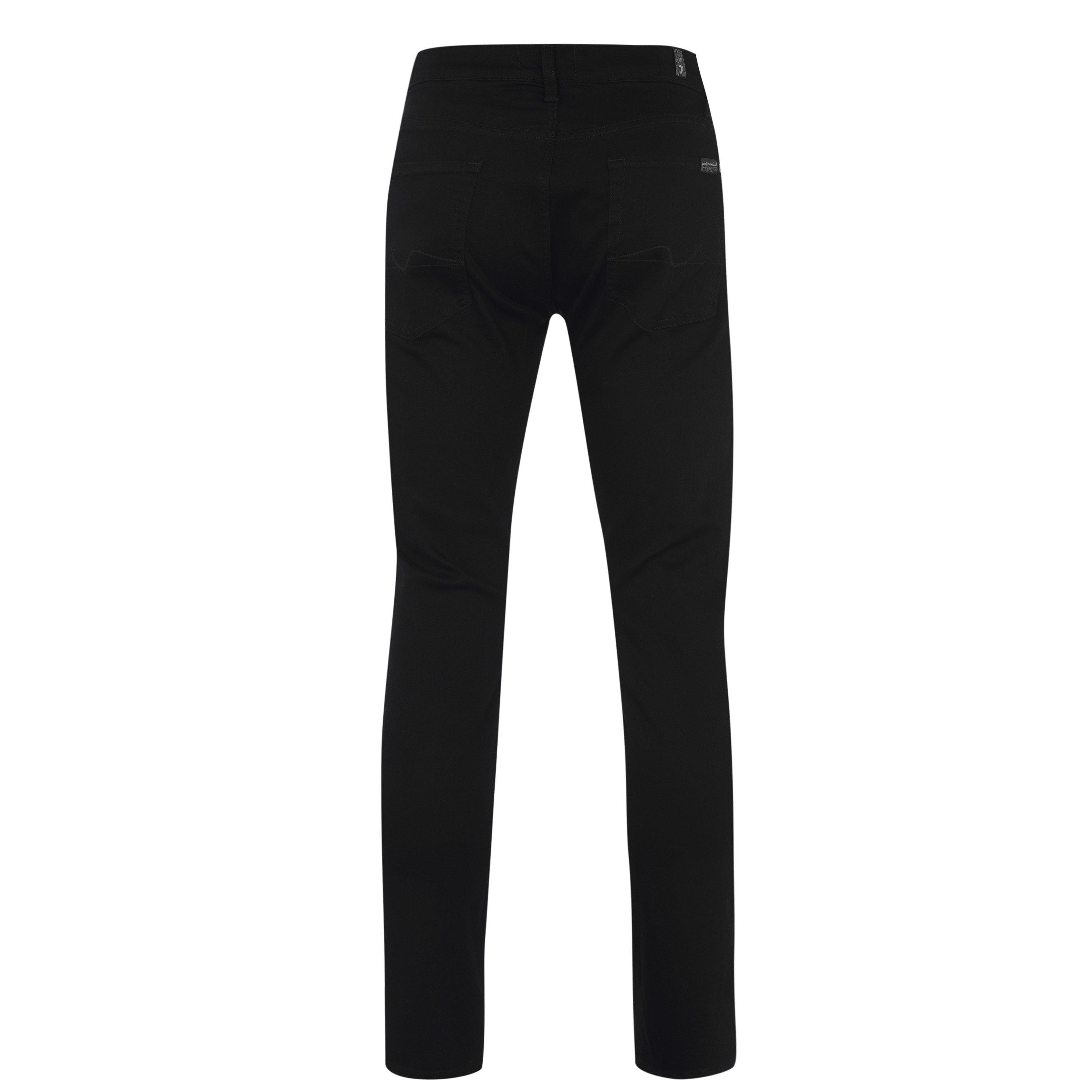 Legend Black - 7 For All Mankind - Men's Slimmy Straight Leg Jeans - 2