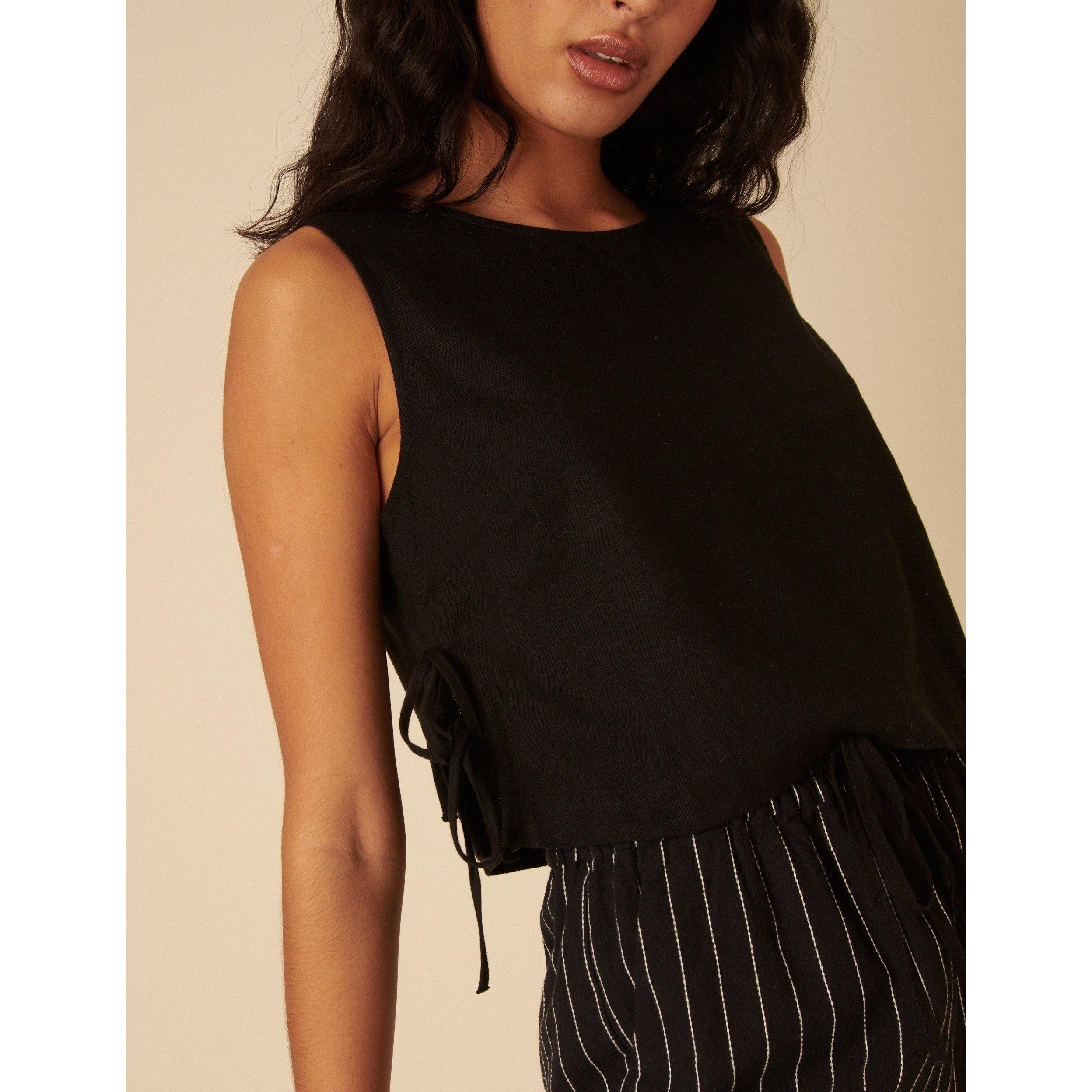 Black - Nobodys Child - Women's Verity Crop Top - 3