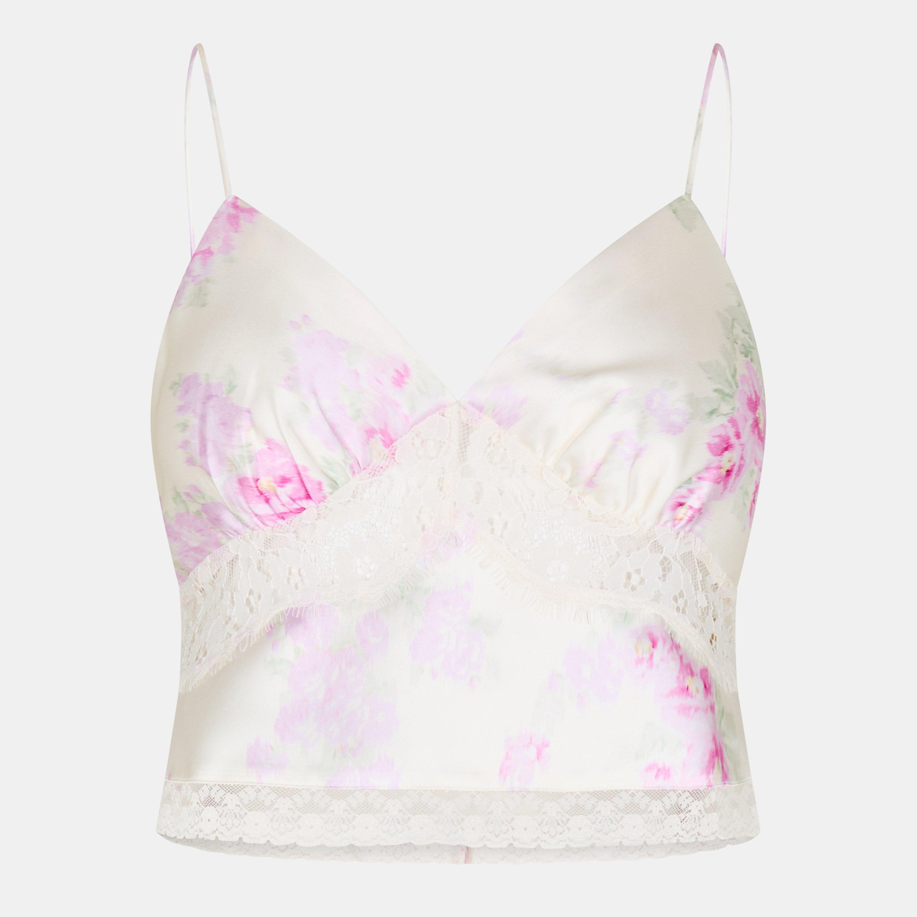 Vanilla Sorbet - LoveshackFancy - Women's Spritely Strappy Crop Top - 1