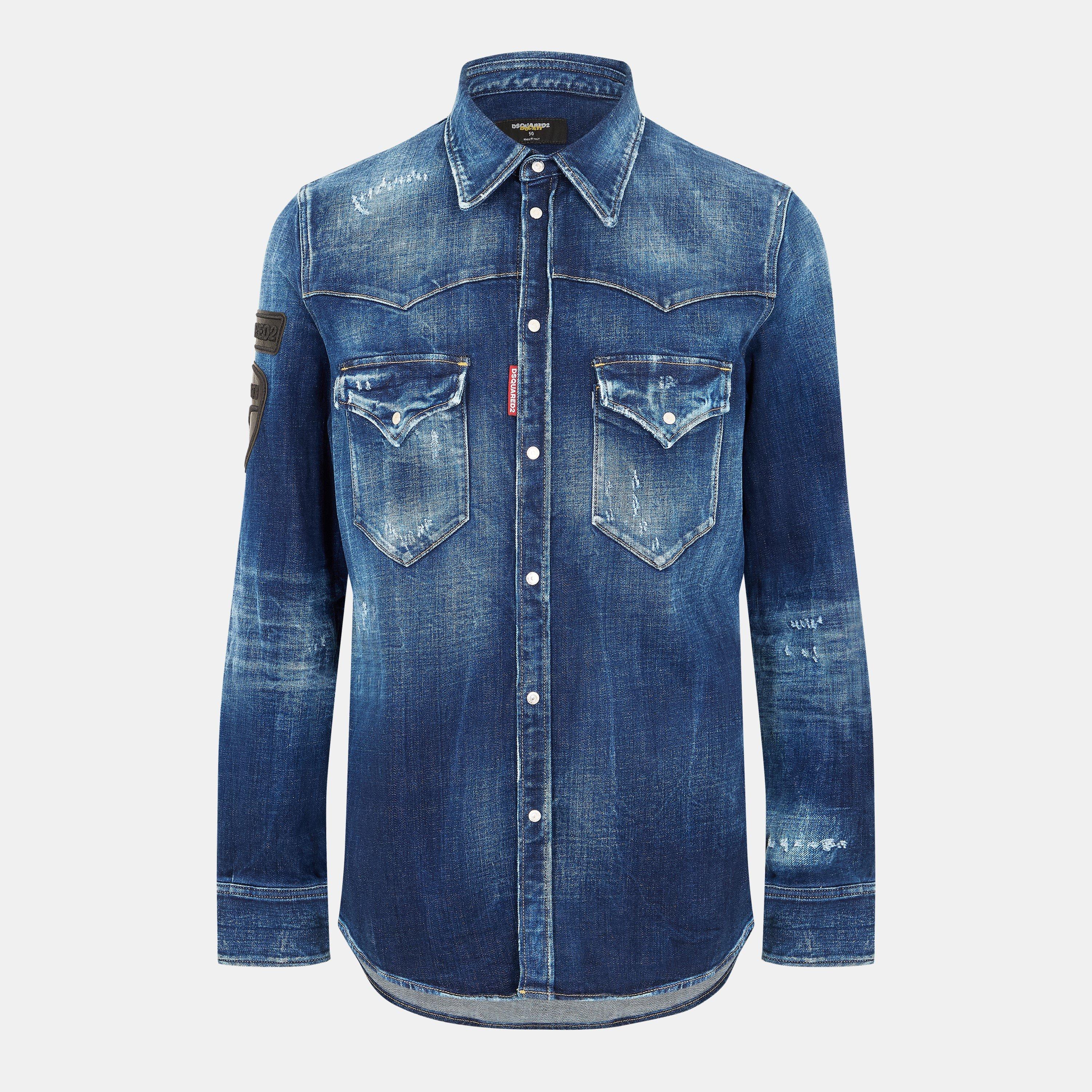 DSquared2 Men's Long Sleeve Denim Shirt | Cruise Fashion