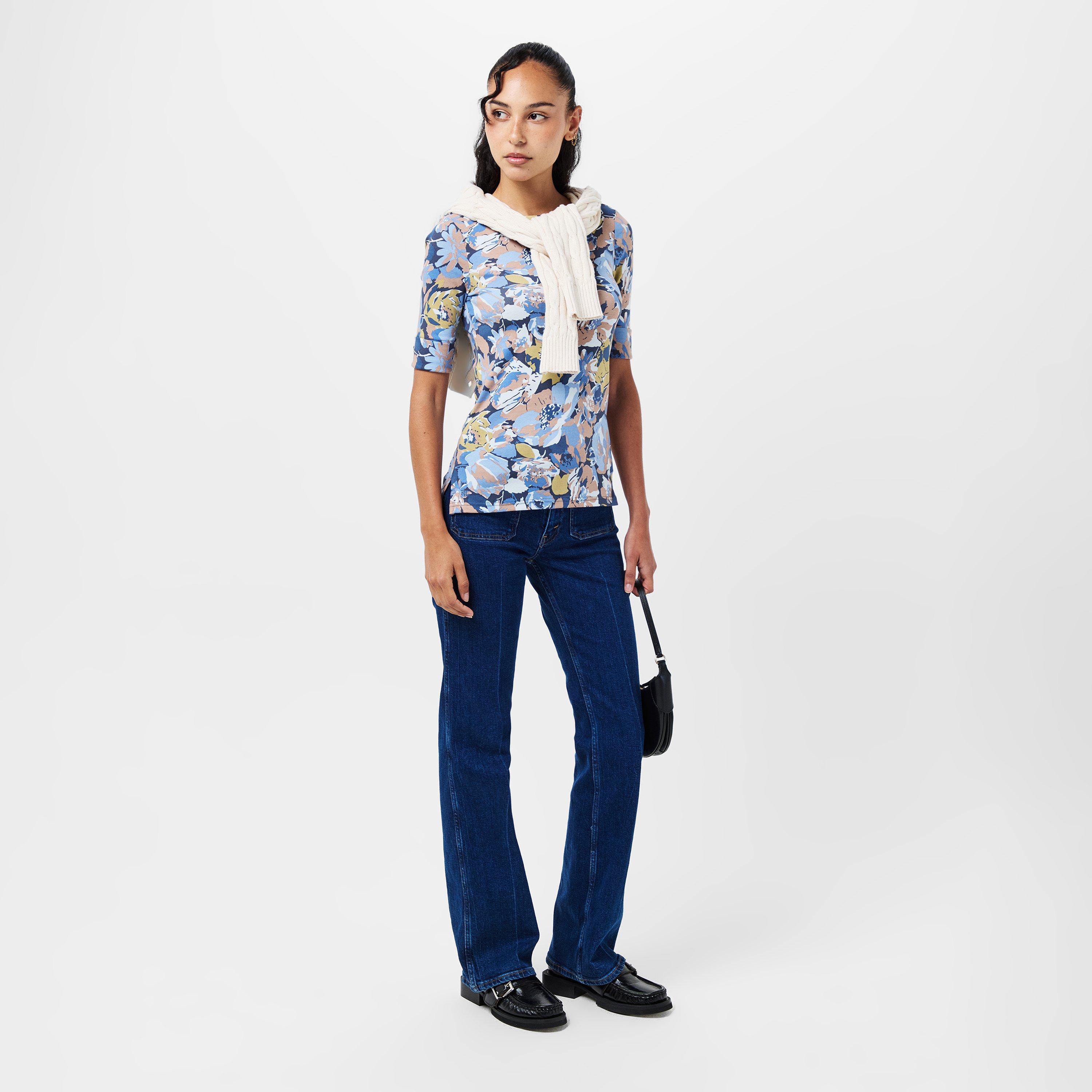 Blue Multi - Lauren by Ralph Lauren - Judy T-Shirt - 6