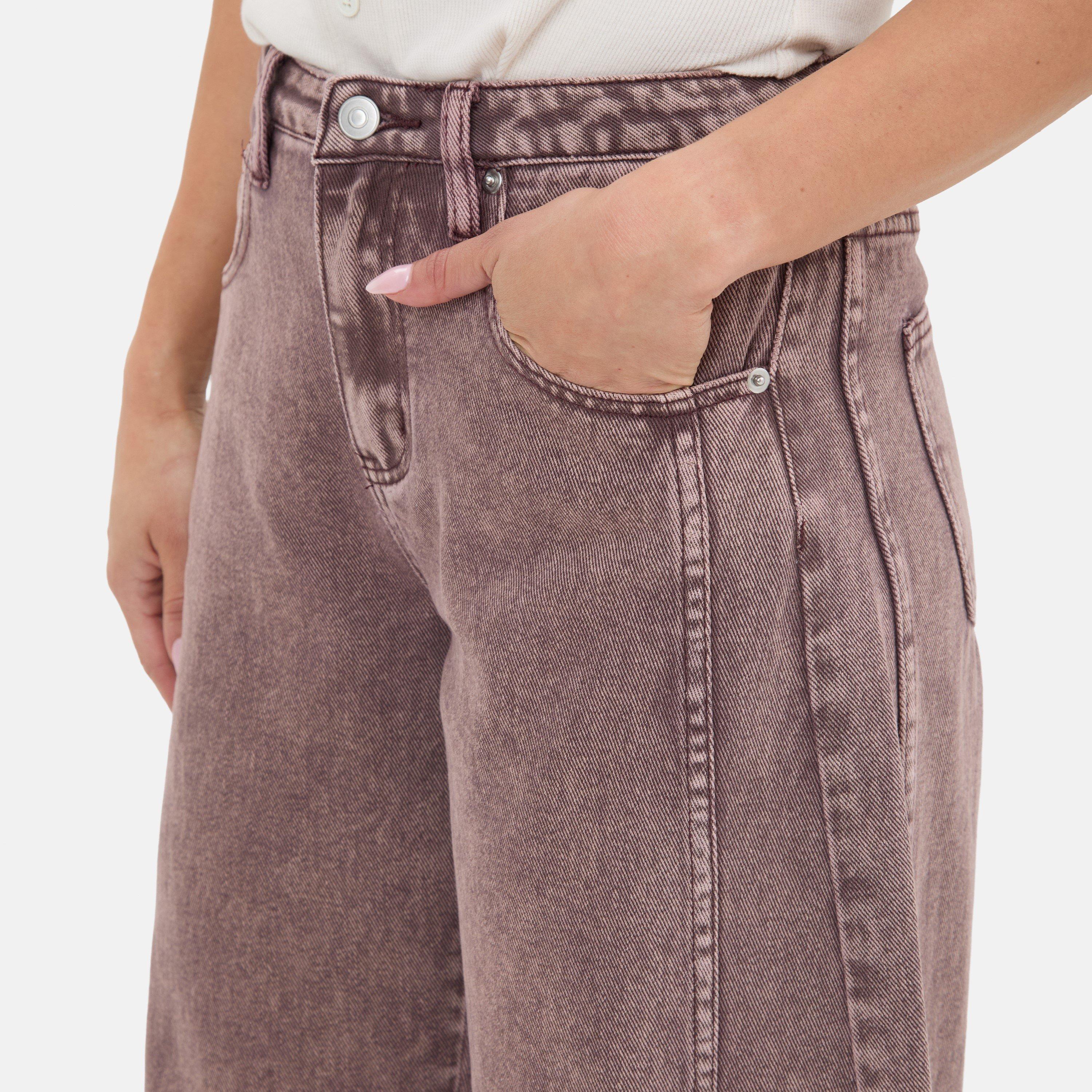 Purple - I Saw It First - Barrel Leg Jean - 3