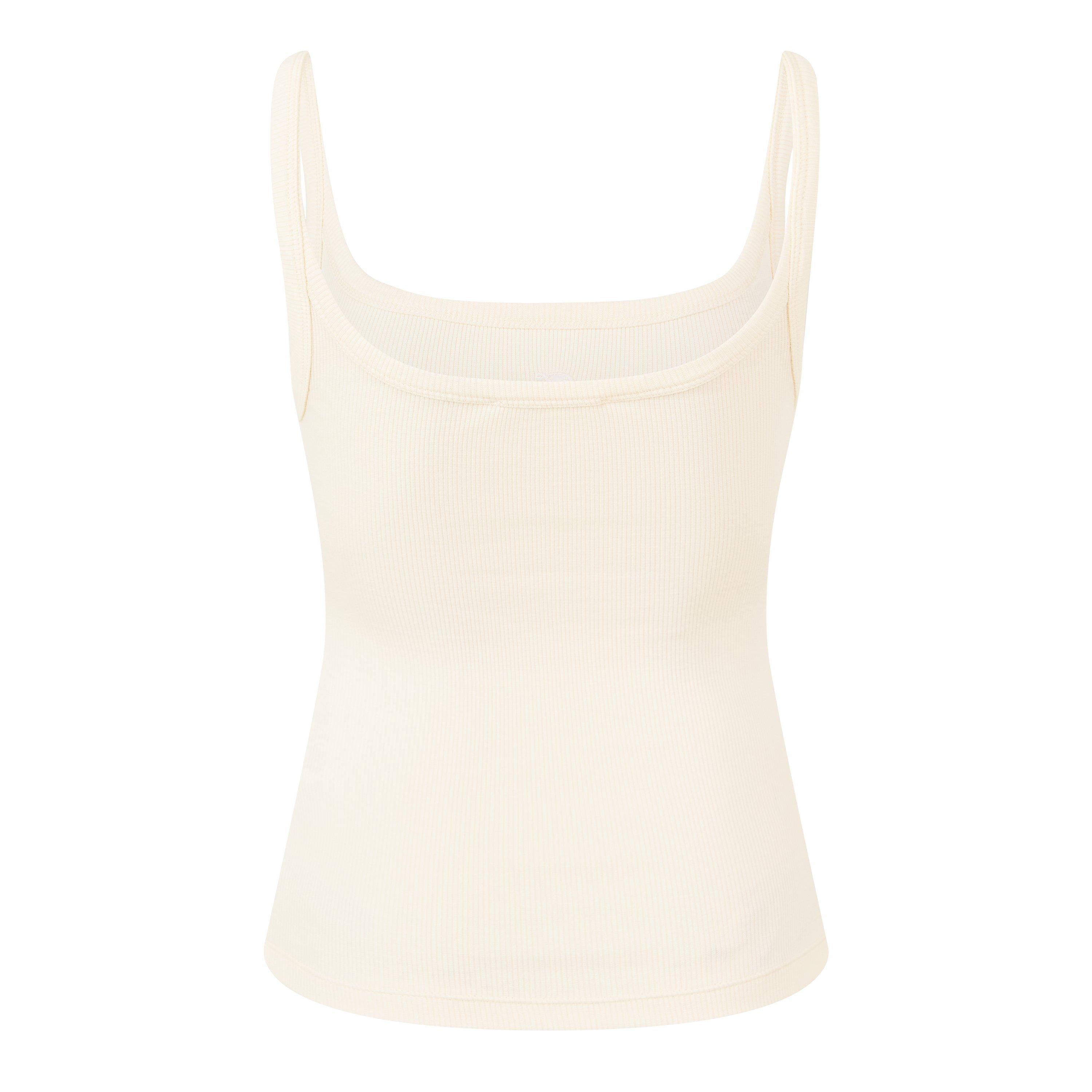 White - 4th and Reckless - Women's Scoop Tank Top - 2
