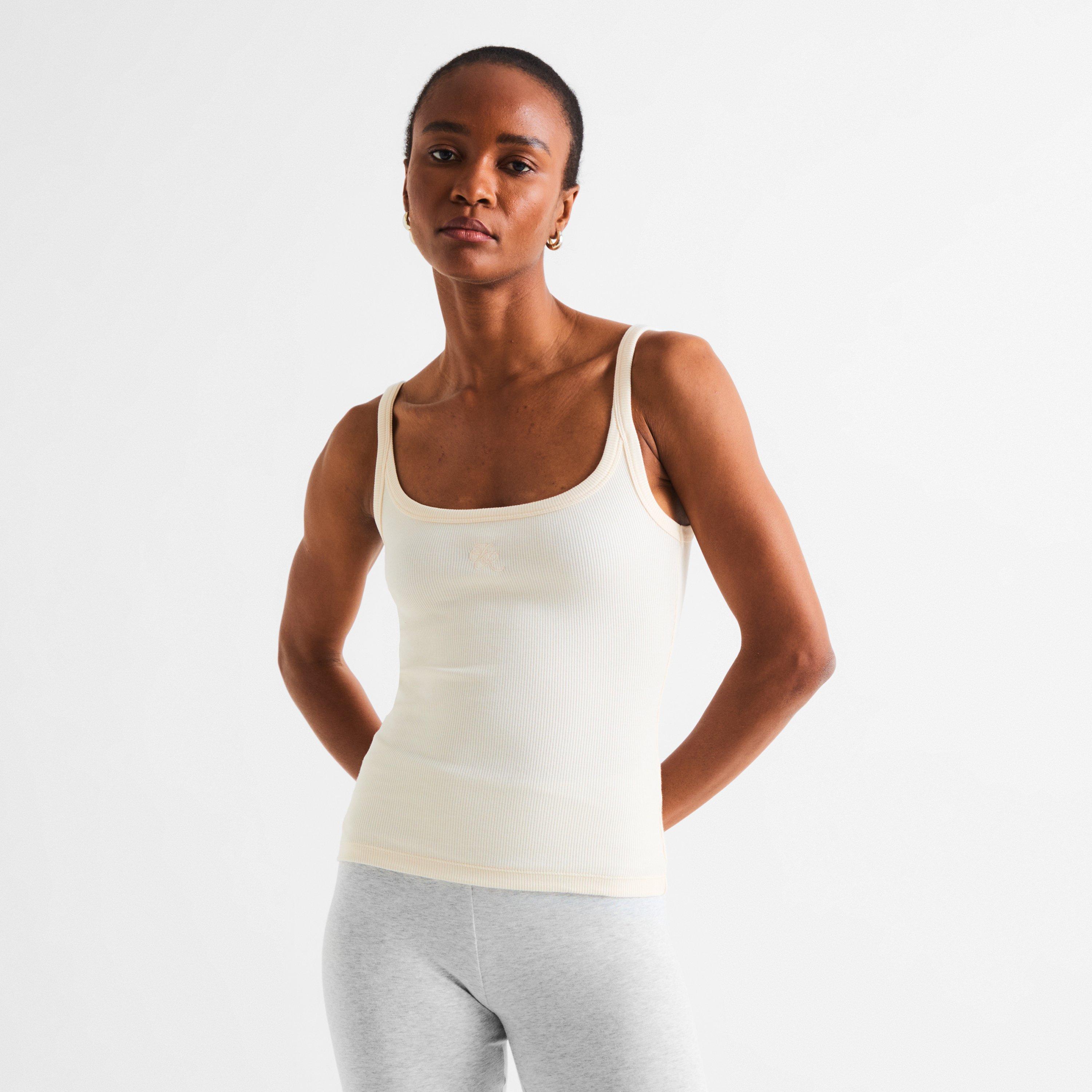 White - 4th and Reckless - Women's Scoop Tank Top - 3
