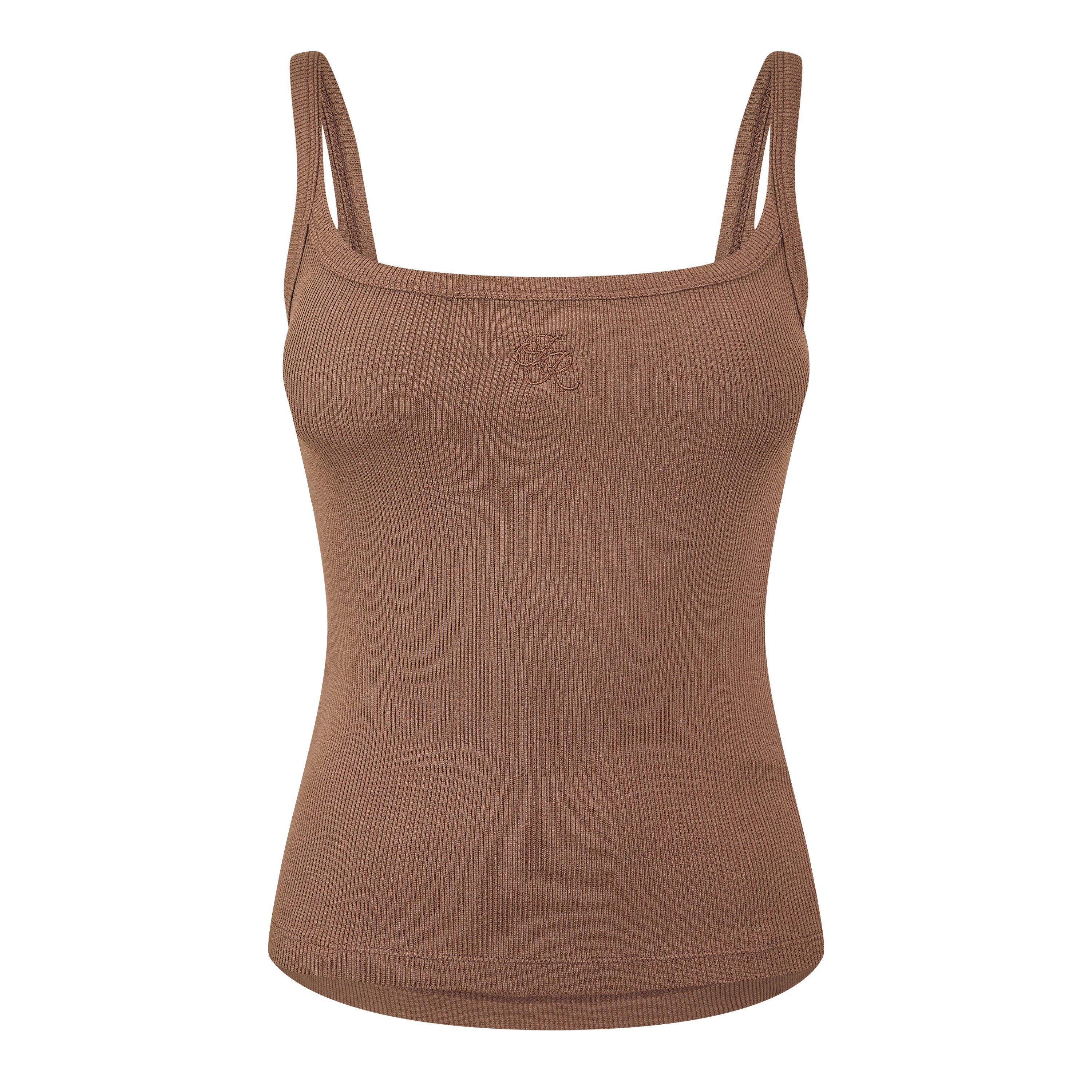 Brown - 4th and Reckless - Women's Scoop Tank Top - 1