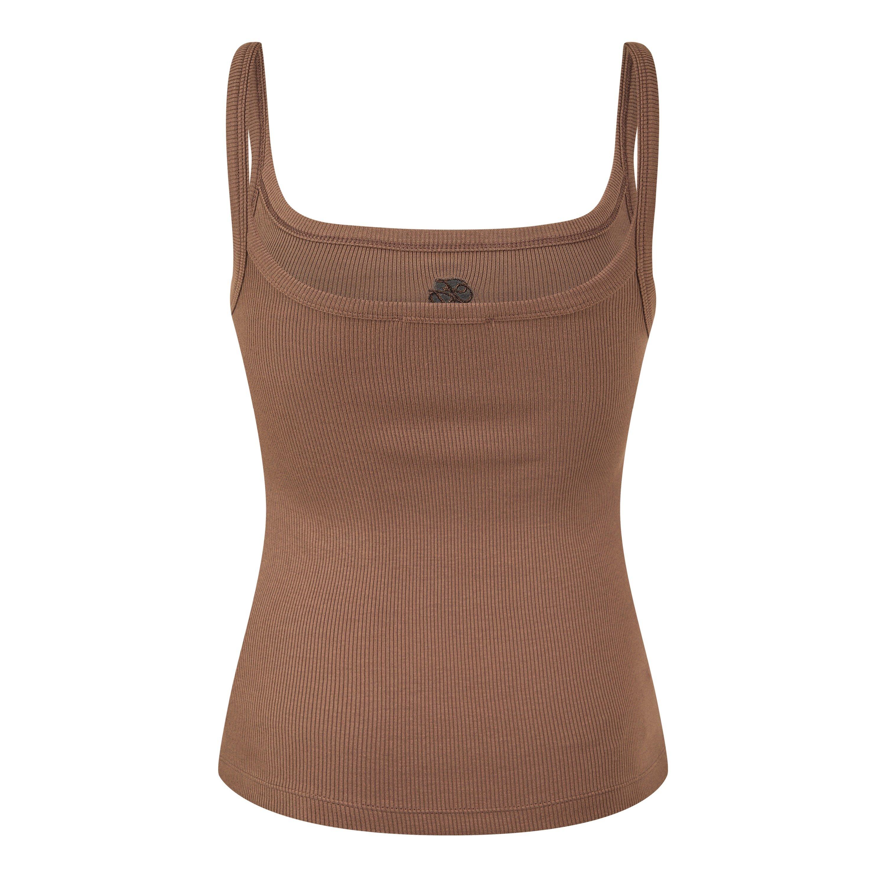 Brown - 4th and Reckless - Women's Scoop Tank Top - 2