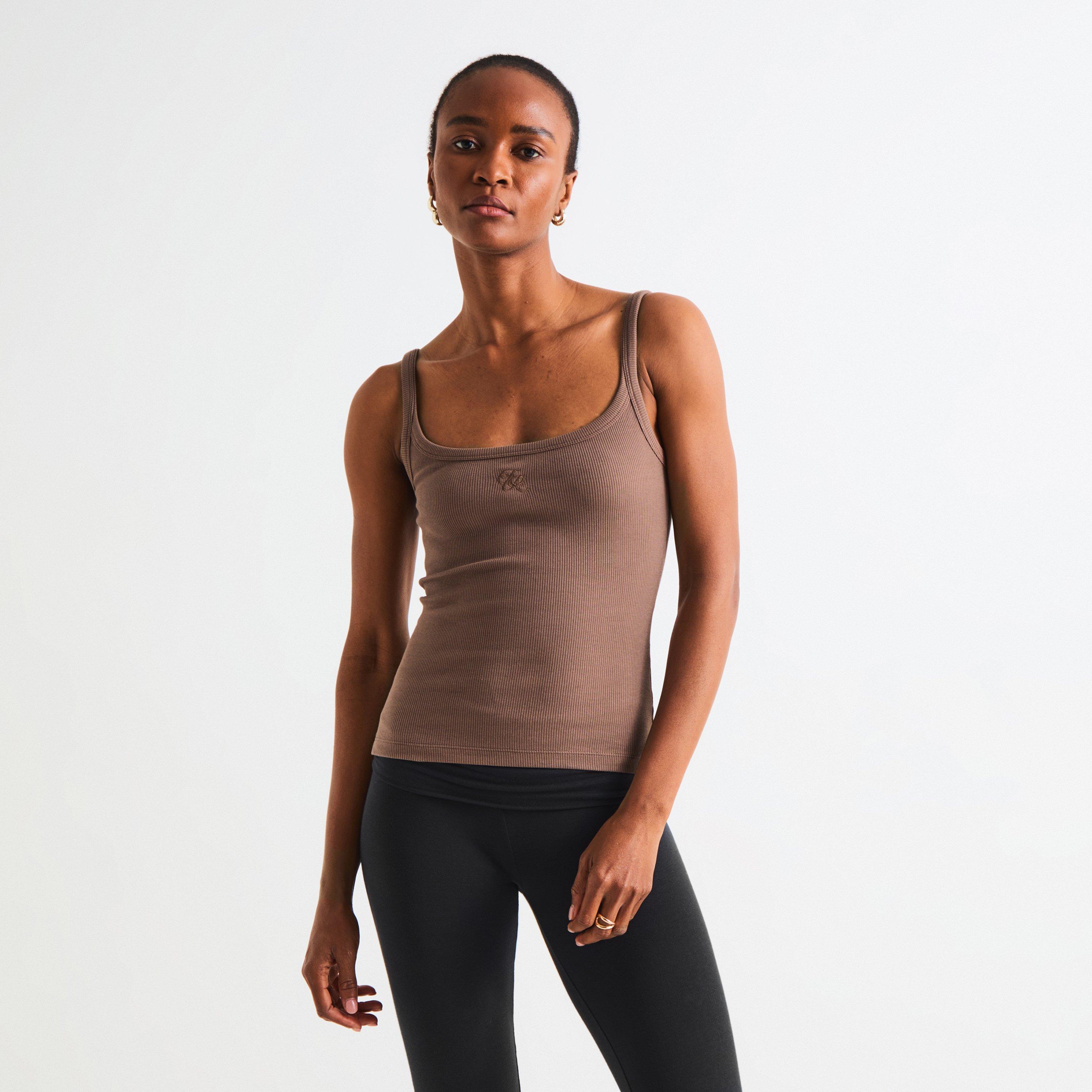 Brown - 4th and Reckless - Women's Scoop Tank Top - 3