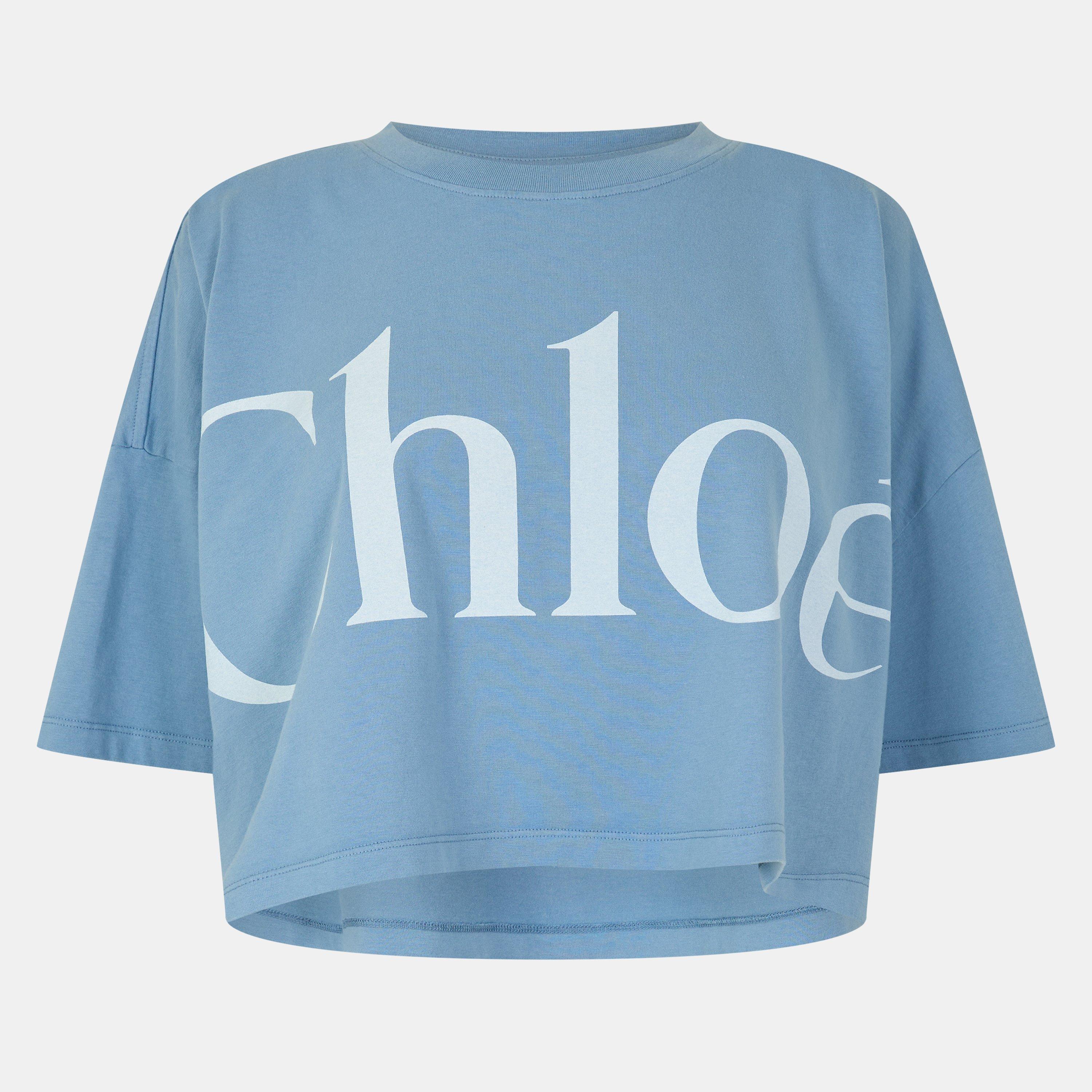 Chloe | Cropped Boxy Logo T-Shirt | Cropped T-Shirts