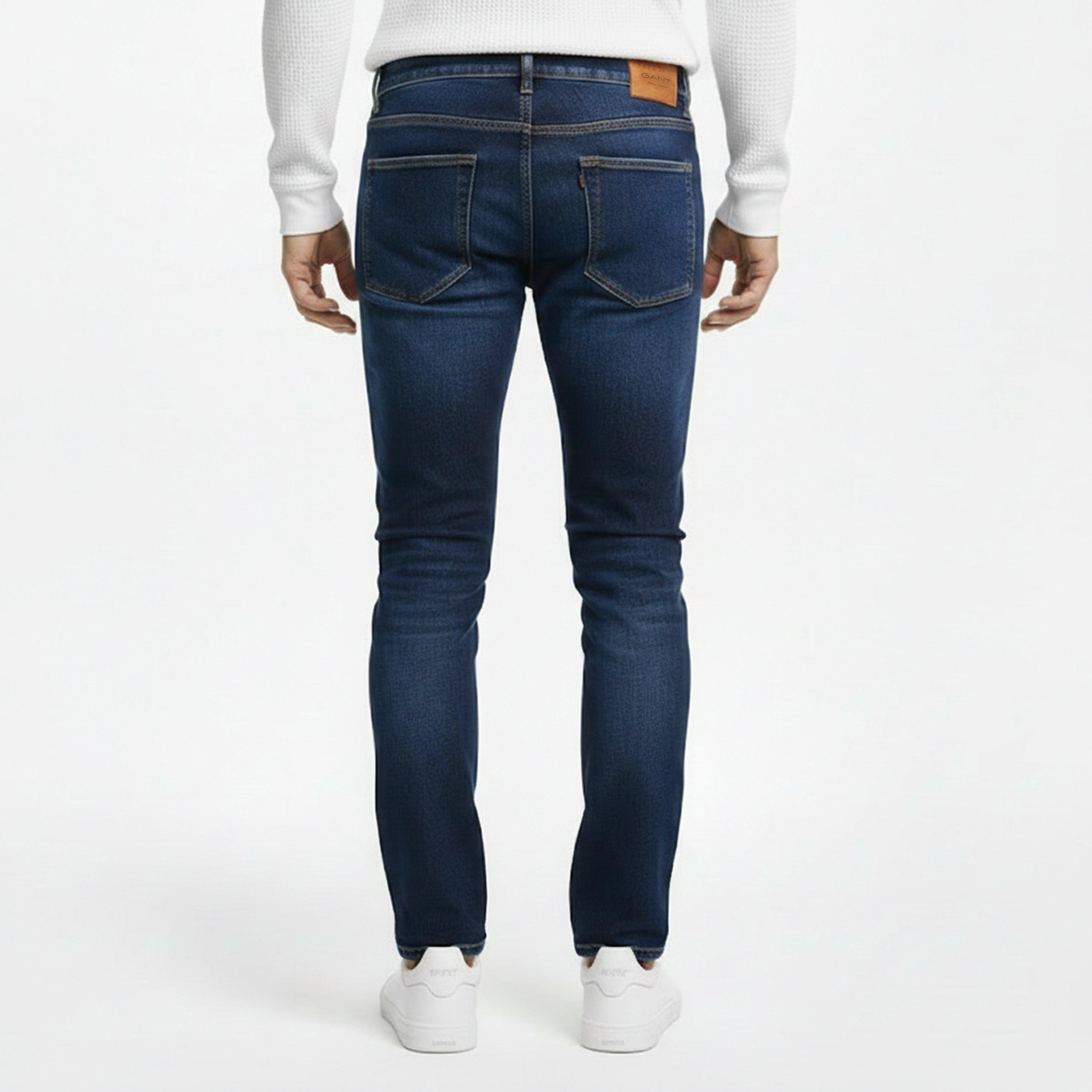 Bleu Foncé 962 - Gant - Gant Regular Jean Sn62 - 4