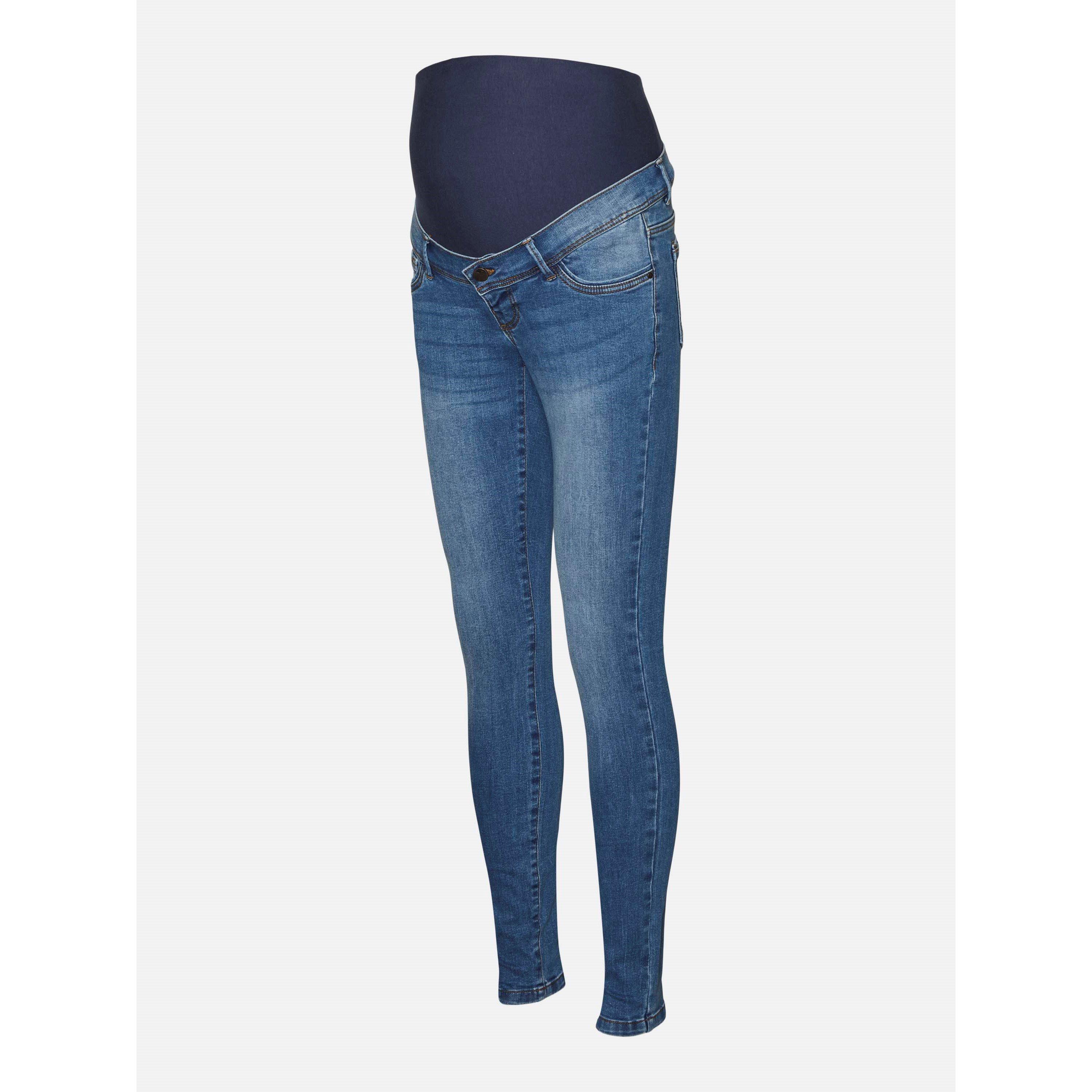 Md Blue Denim - Mamalicious - Maternity Mila Slim Jeans - 1