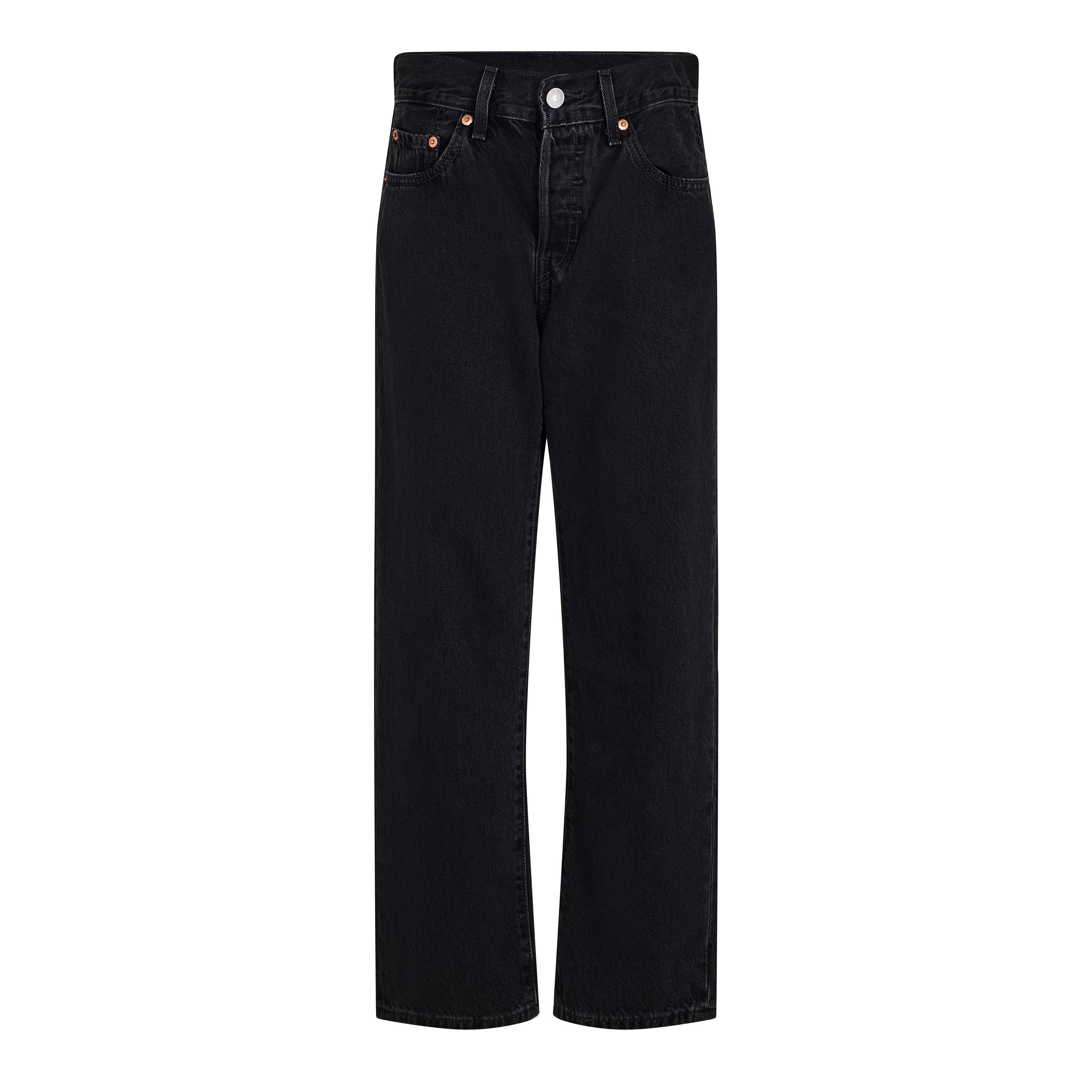 Levis Women's 501 Cropped Jeans - Lunar Black - 25 L26