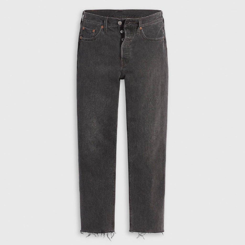 Levis Women's 501 Cropped Jeans - Off My Cloud - 25 L28